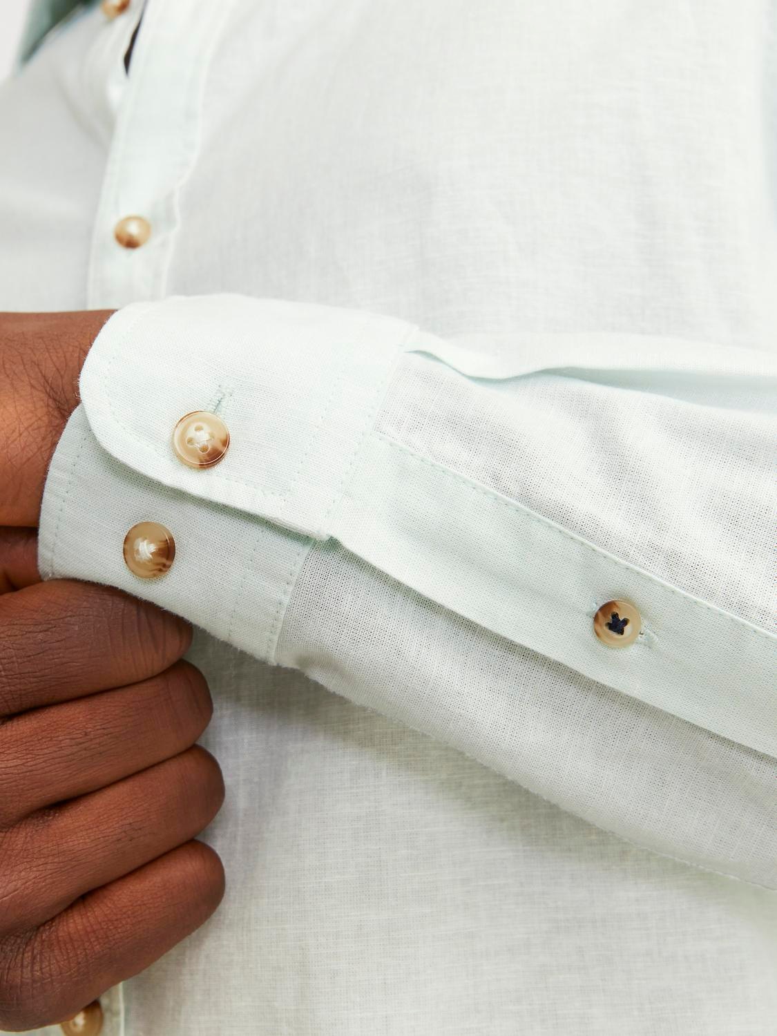 Jack & Jones Langarmhemd »JJESUMMER LINEN BLEND SHIRT LS SN«