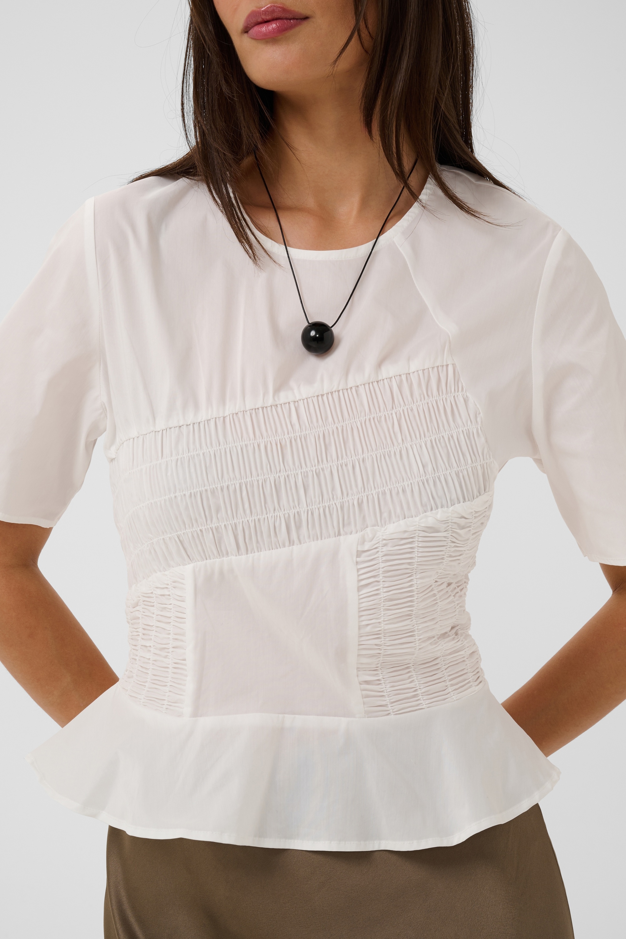 Culture Kurzarmbluse »Damen Bluse kurzarm CUajda«