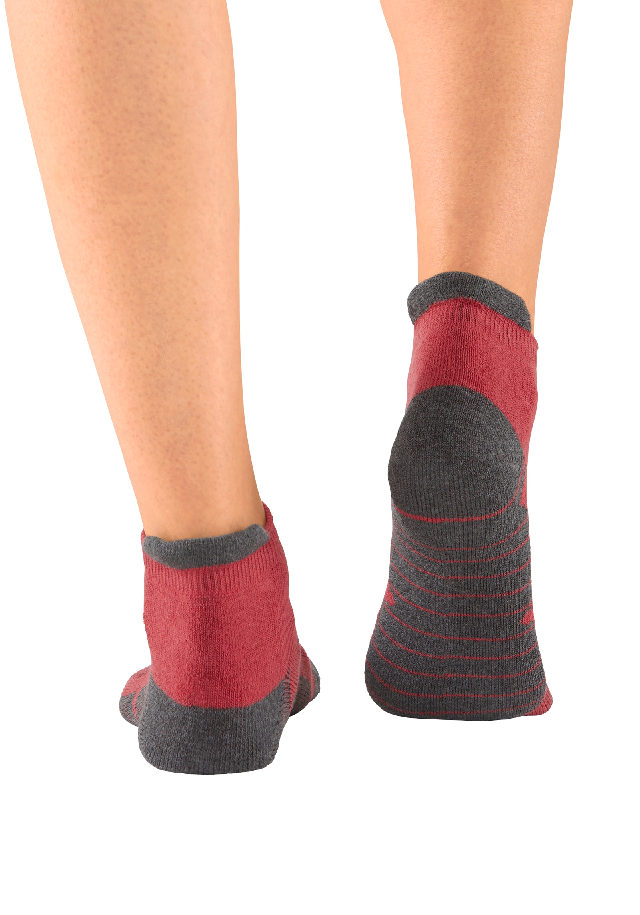 LASCANA ACTIVE Sneakersocken, (Packung, 6 Paar), mit weicher Frotteesohle