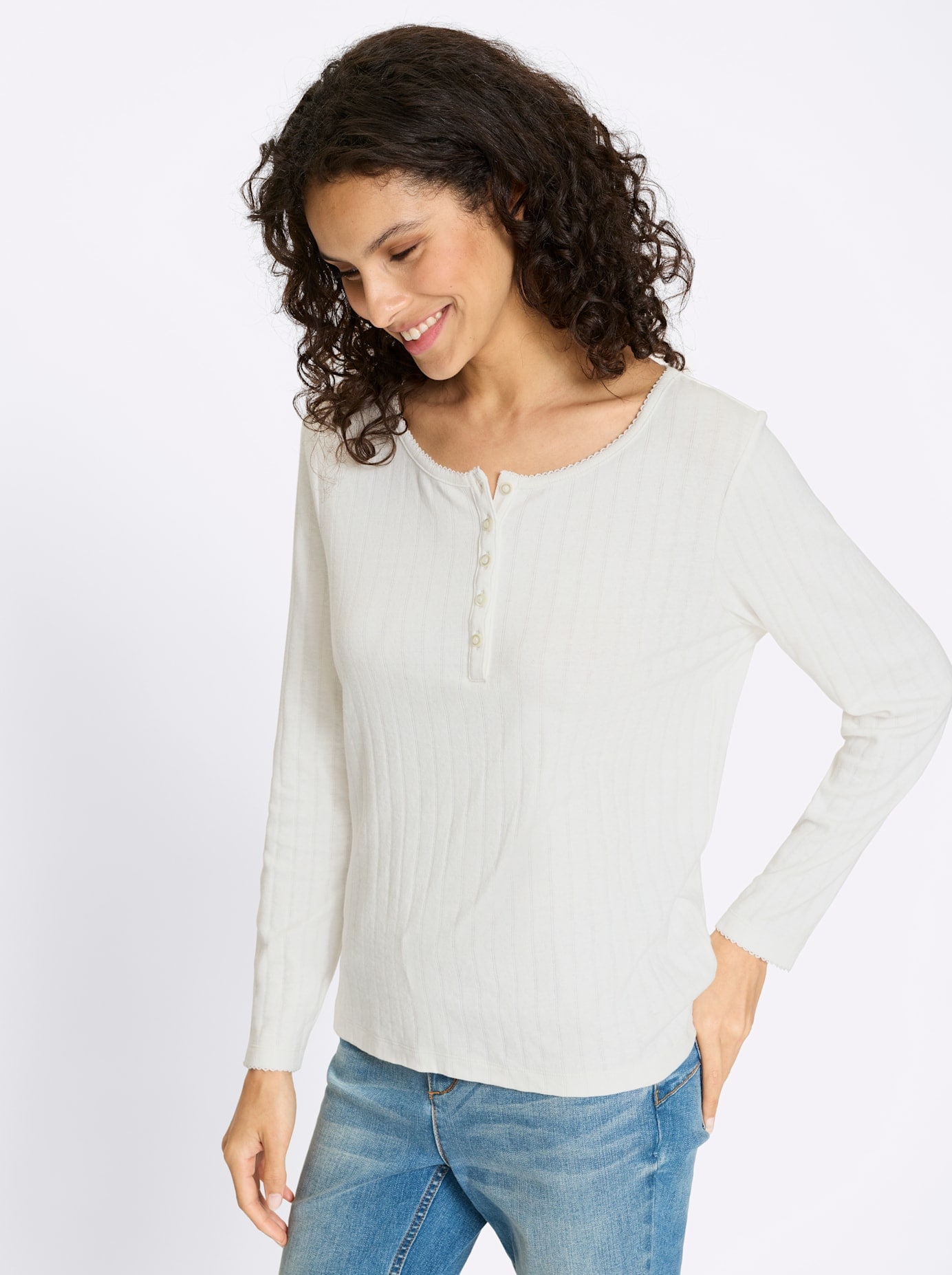 heine Langarmshirt »Shirt« 1 tlg.