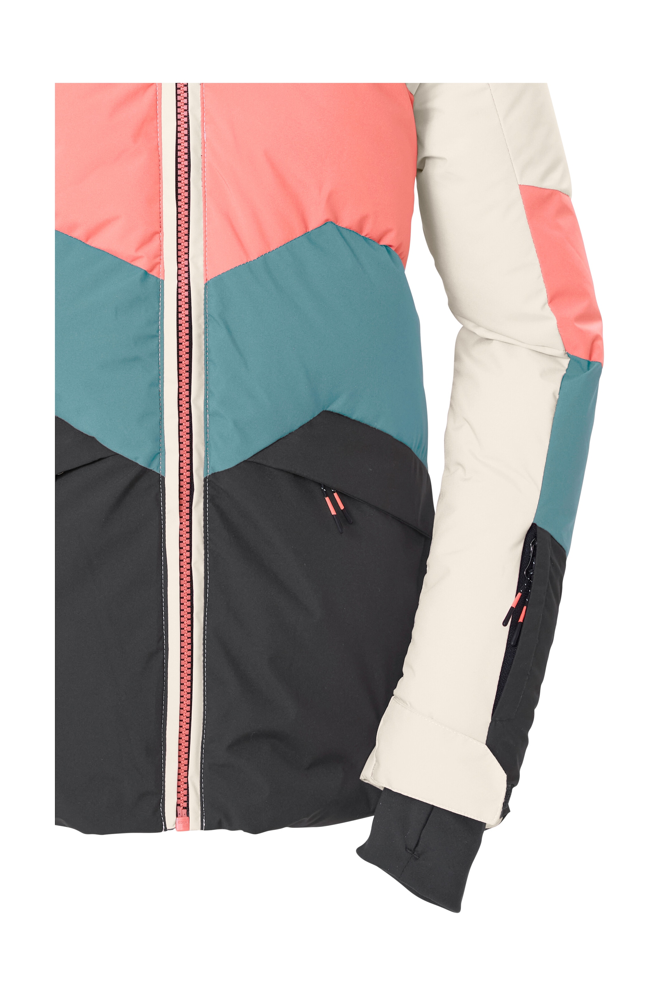 Killtec Skijacke »KSW 195 GRLS SKI JCKT« Winddichte, wasserabweisende Kinder-Ski-Steppjacke mit Schneefang