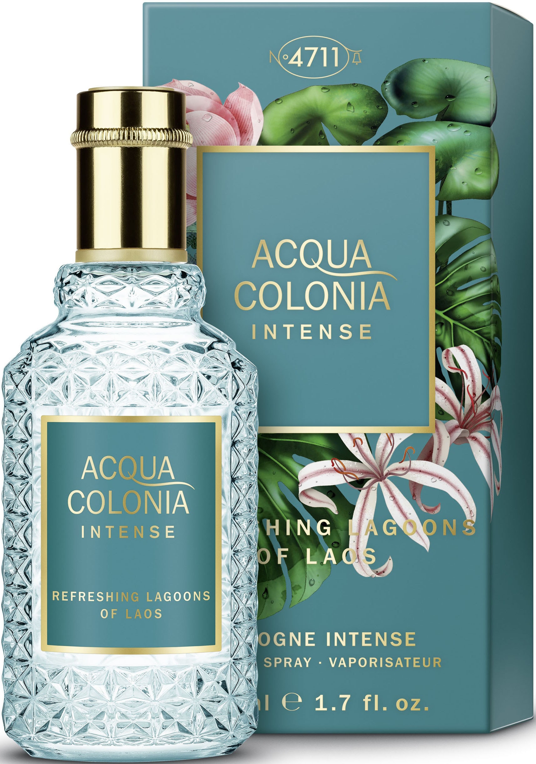 4711 Eau de Cologne »REFRESHING LAGOONS OF LAOS EAU DE COLOGNE«, (Packung, 1 tlg.)