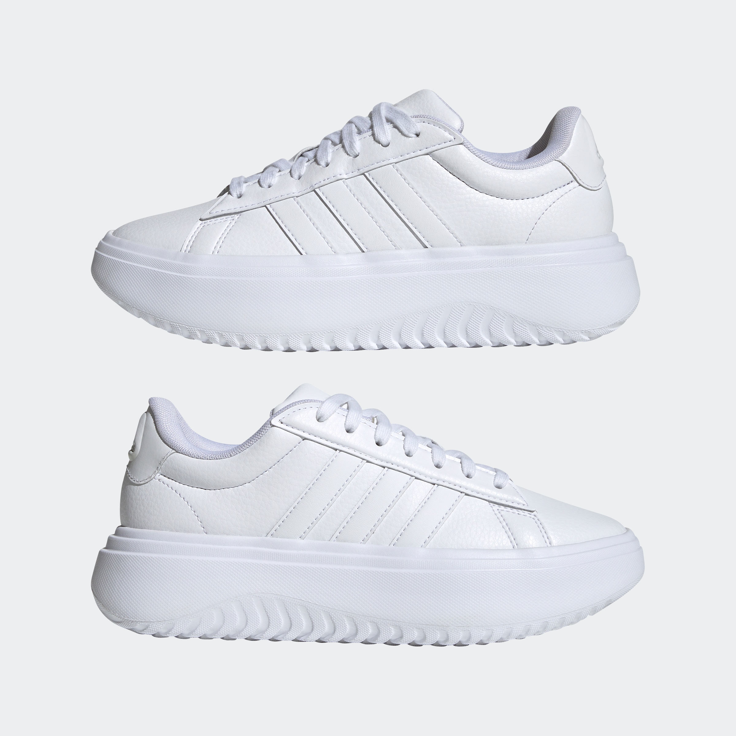 adidas Sportswear Sneaker »GRAND COURT PLATFORM«, Design auf den Spuren des adidas Superstar
