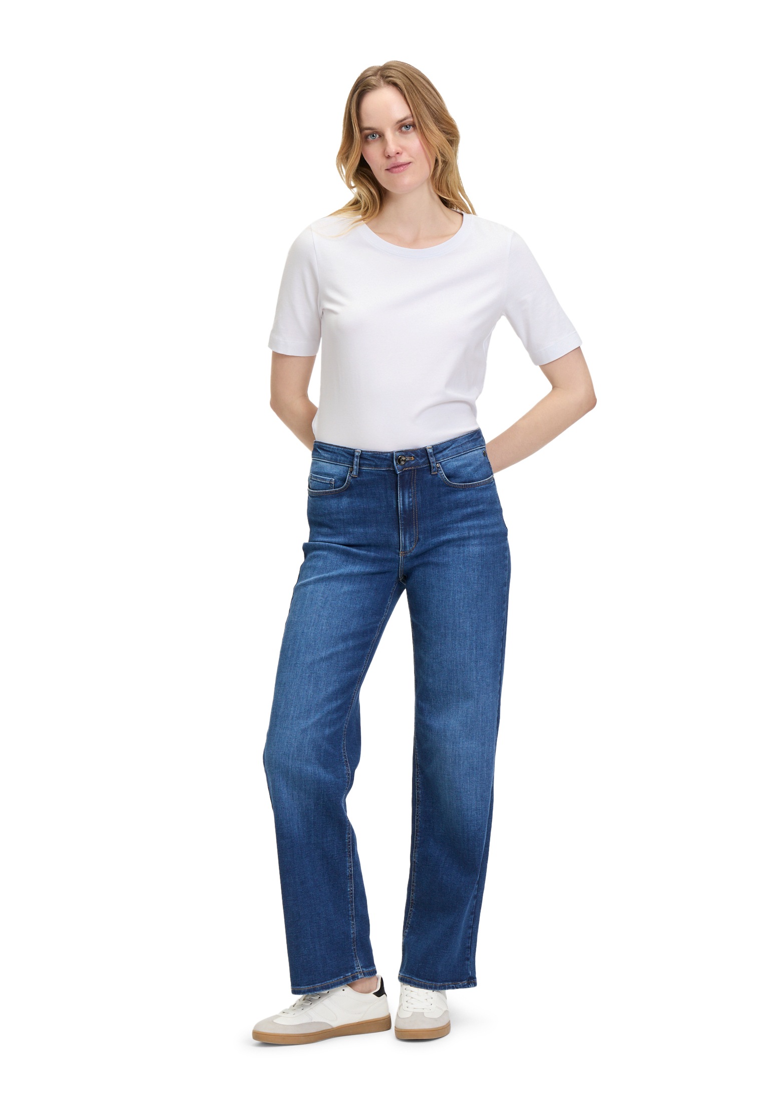 Betty&Co T-Shirt »Basic Shirt mit Rundhalsausschnitt«