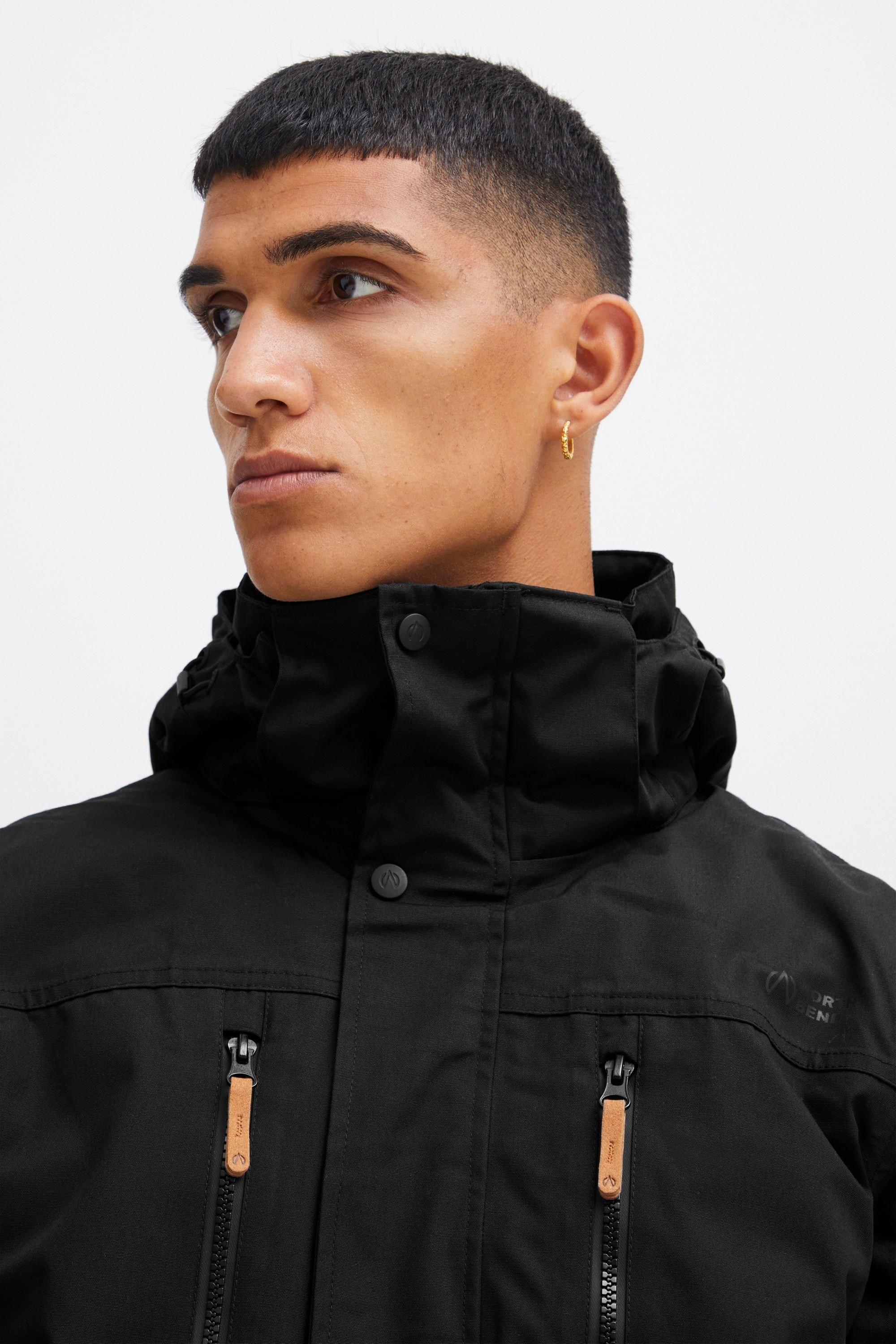 North Bend Outdoorjacke »Outdoorjacke NBWan M W-PRO 10.000 mit wasserdichter Beschichtung«, mit Kapuze