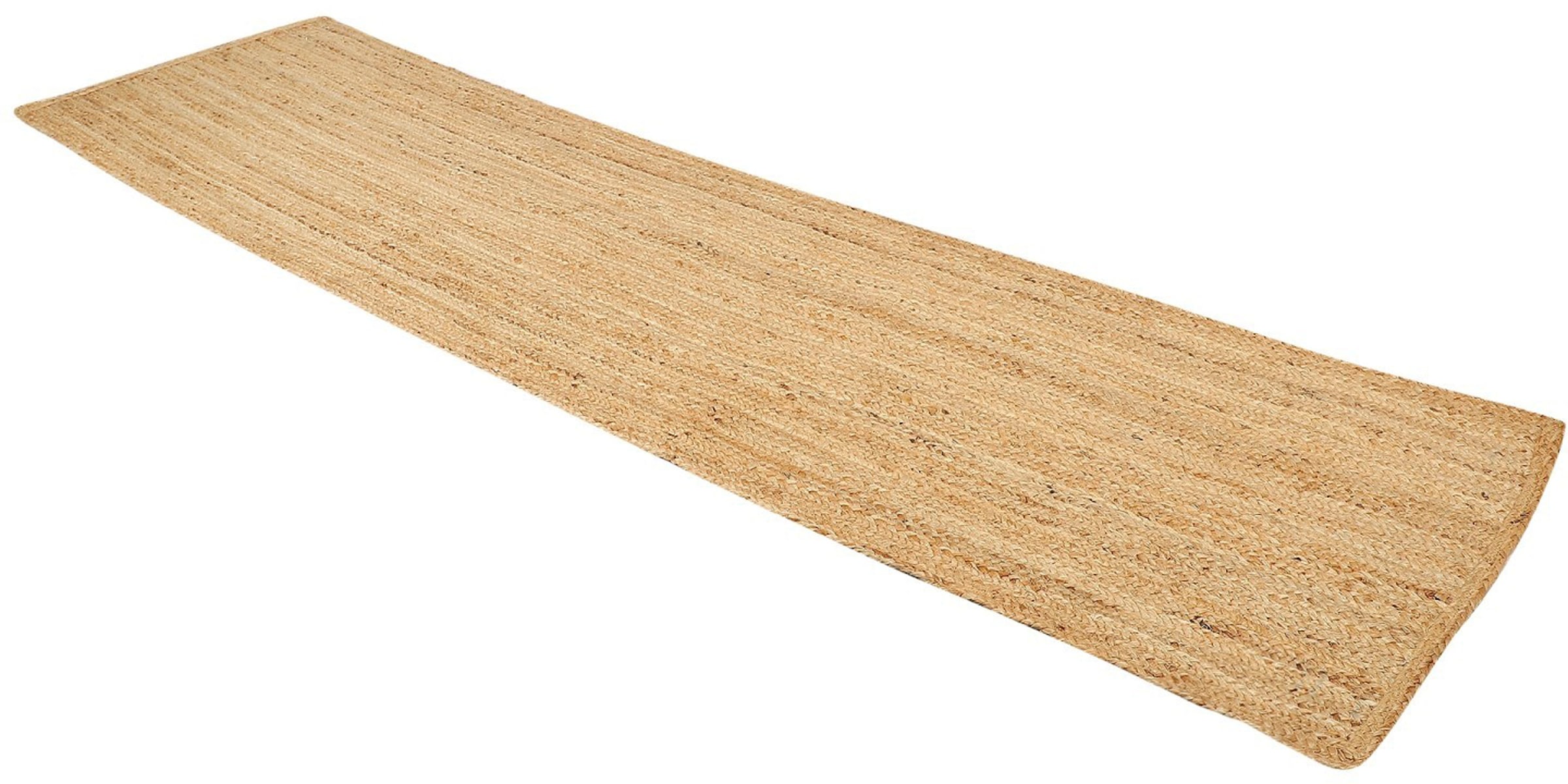 Myflair Möbel & Accessoires Läufer »Lola«, rechteckig, 10 mm Höhe, Juteteppich, Wendeteppich, handgeflochten, 100% Naturfaser, Boho-Style