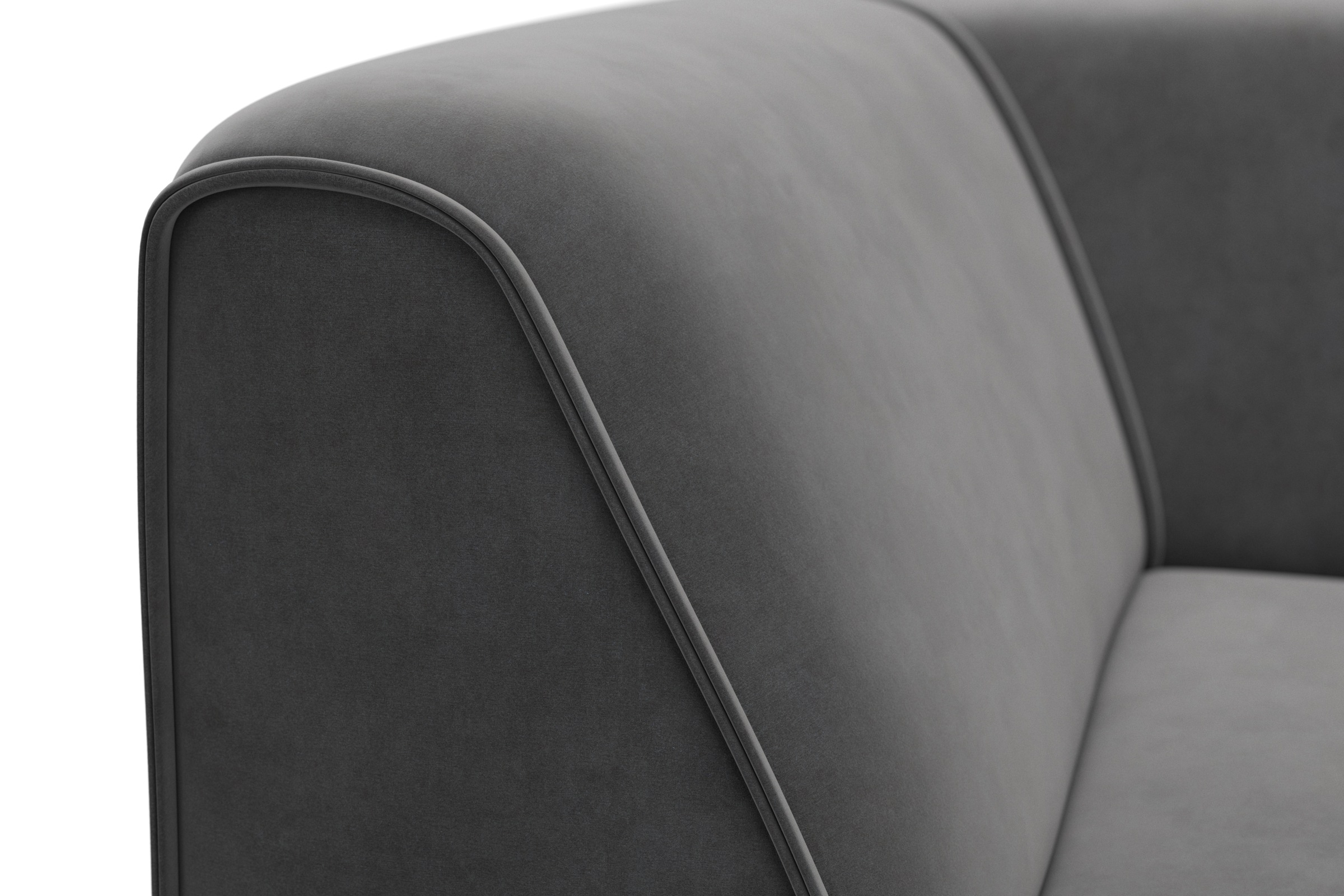 RAUM.ID Sofa-Eckelement »Merid, Sofaelement, Maße B/T/H: 97/97/46 cm«, als Modul oder separat verwendbar, für individuelle Zusammenstellung