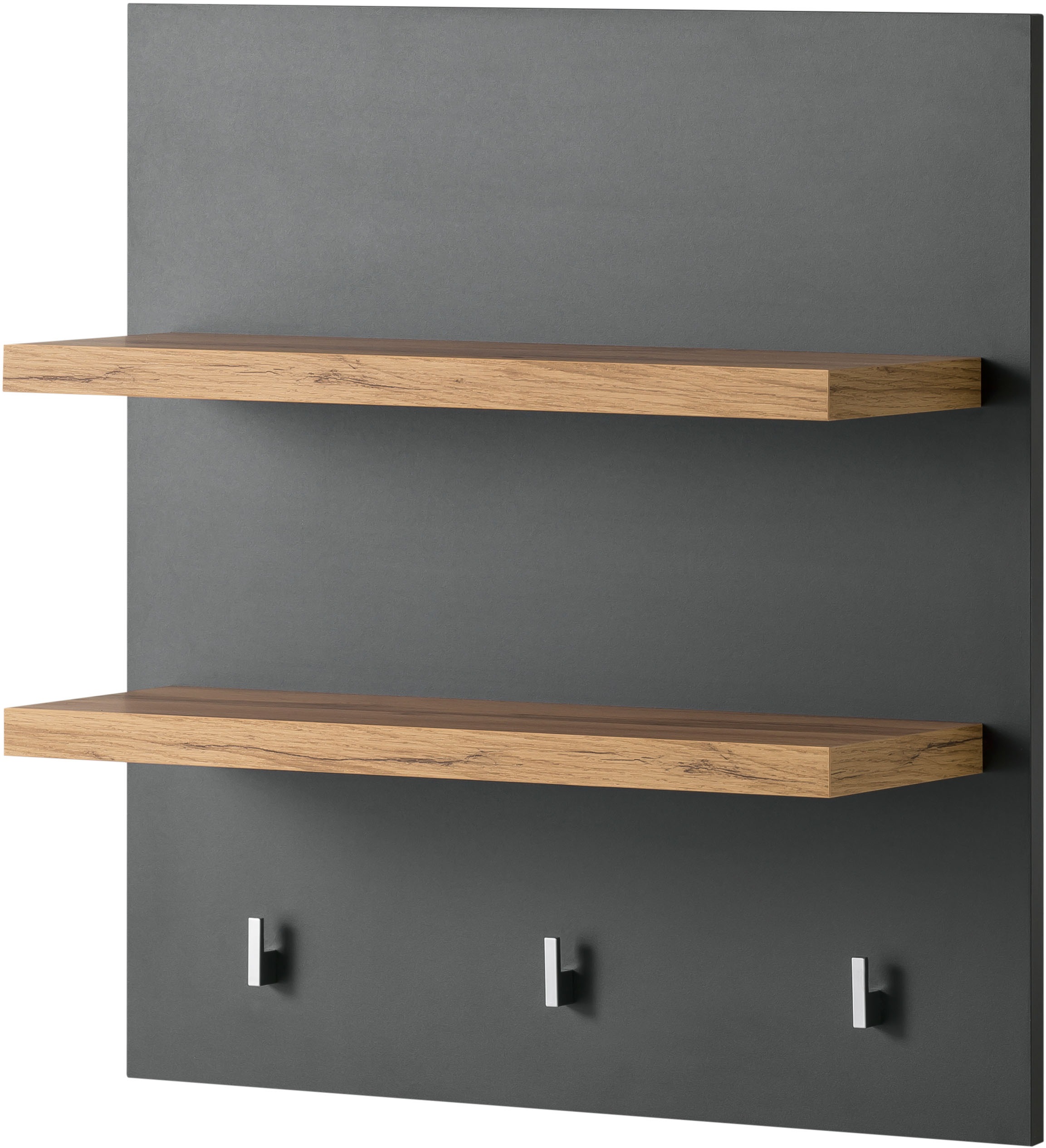 KOCHSTATION Küchenzeile »KS-Westminster, Pantryküche im Landhaus Stil, hochwertige Metallgriffe«, (Set), Breite 164 cm, Kommode, Wandpaneel, Hängeschrank und Herdumbau