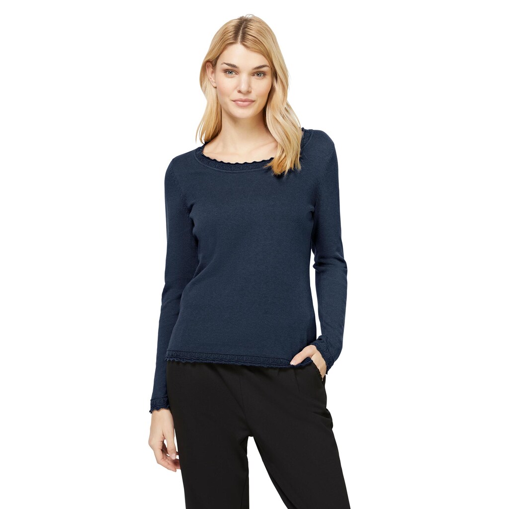 LINEA TESINI by heine Rundhalspullover »Pullover«