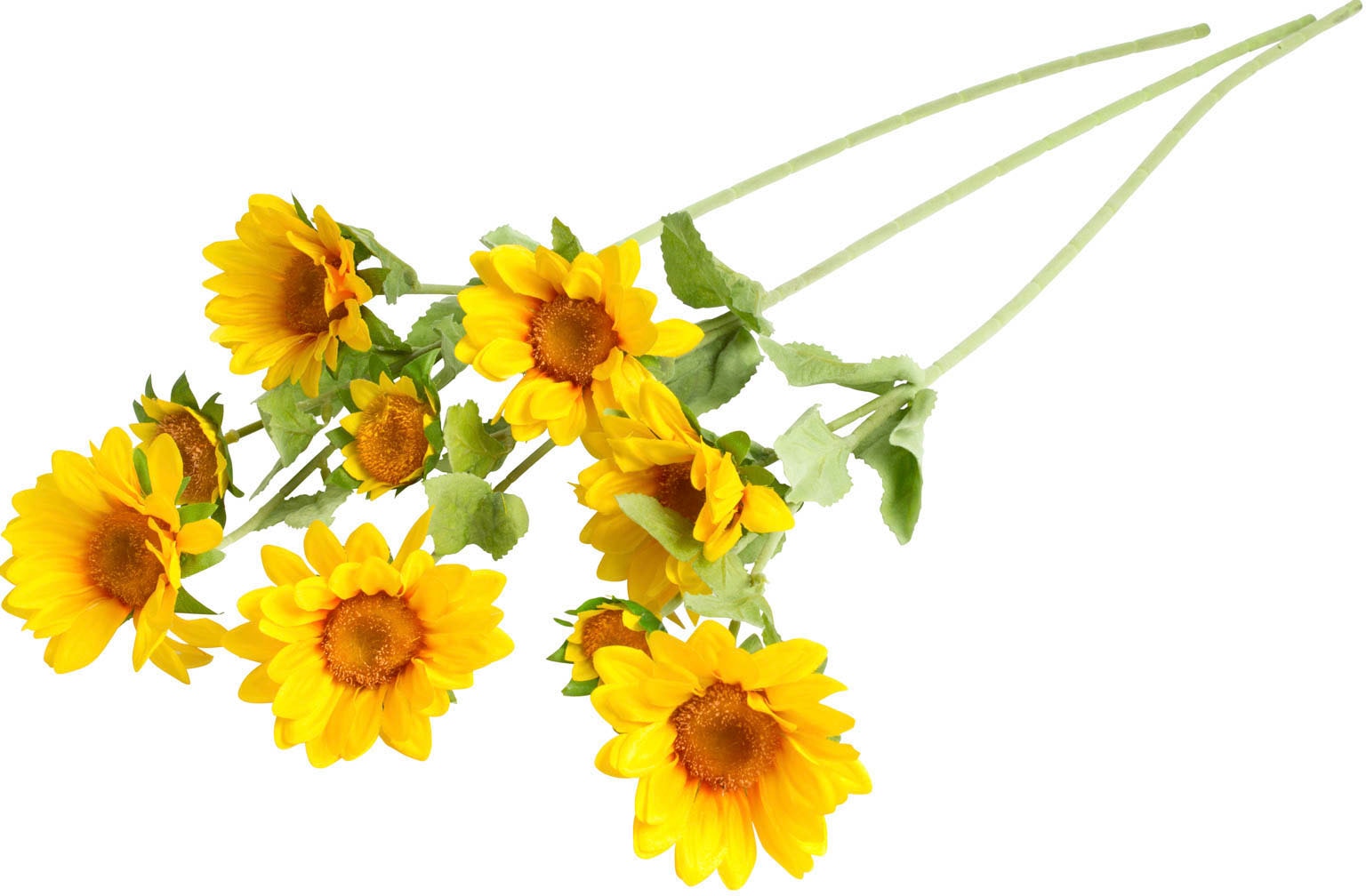 Botanic-Haus Kunstblume »Sonnenblume mit 2 Stielen«
