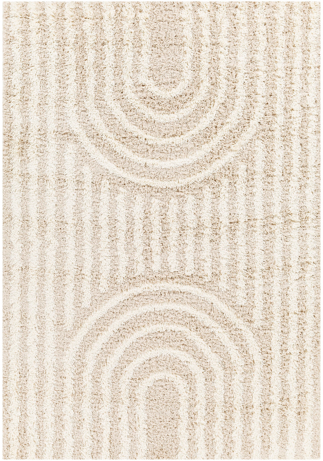 Livabliss Hochflor-Teppich »TRAKAI« rechteckig 52 mm Höhe Flauschig, Langflor, Weich, Boho Wohnzimmerteppich, Grau