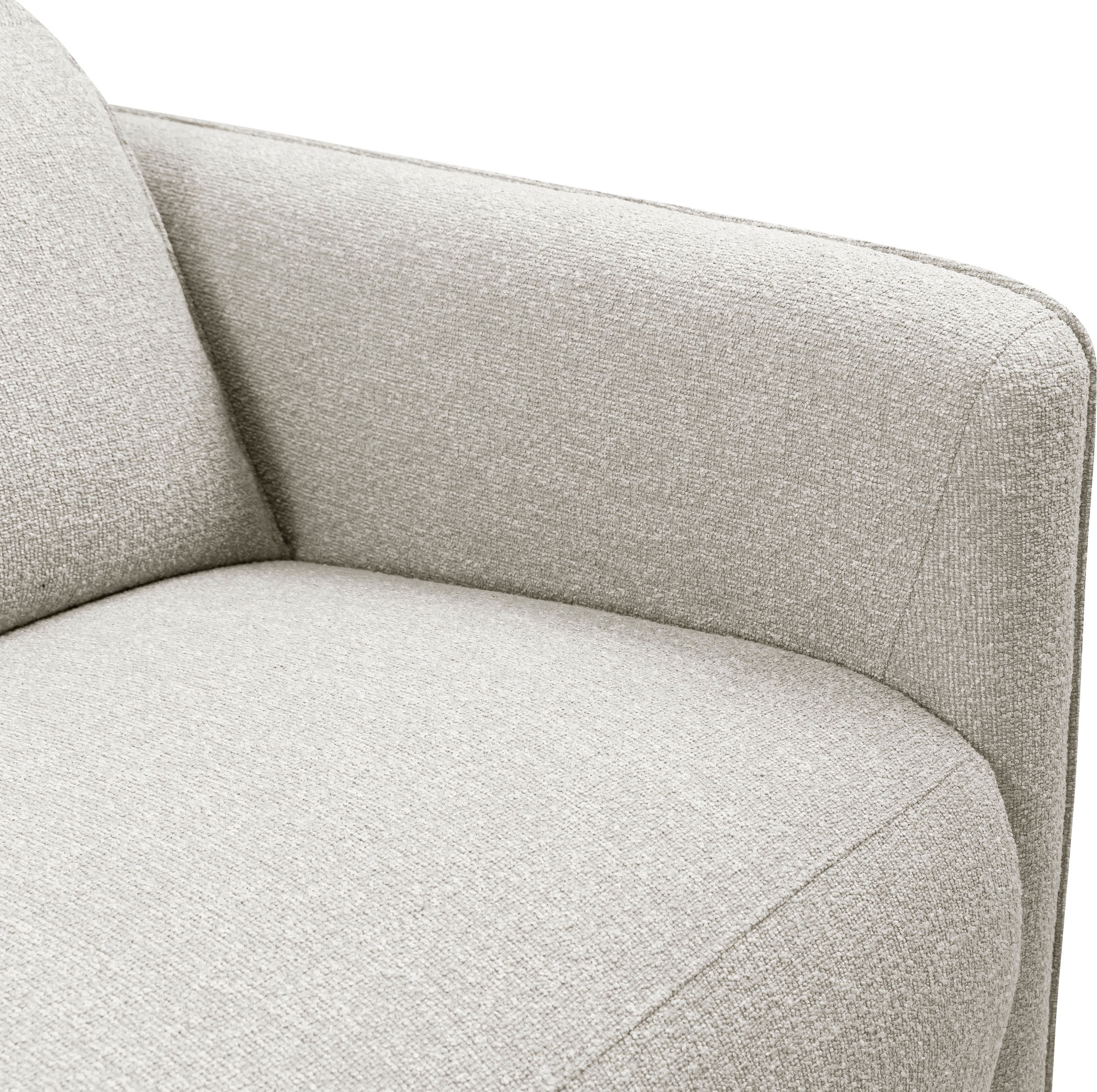 INOSIGN 2-Sitzer »KYLLY, XXL (208 cm) elektrische Relax- und Liegefunktion in 2 Sitzen«, Mega-Sofa, Kopfteilverstellung, USB A/ C, Federkern, Feinstruktur