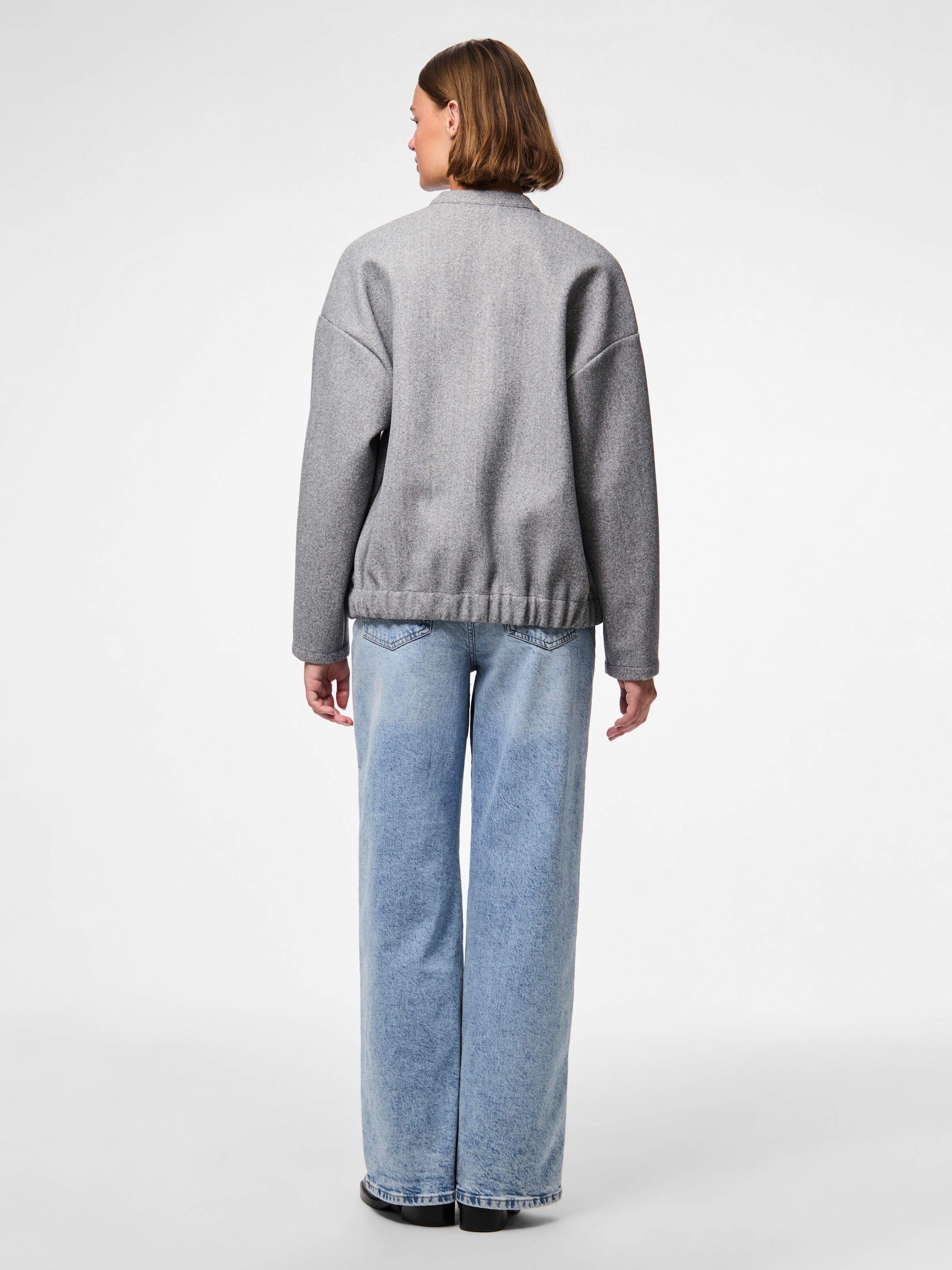 pieces Blouson »PCDEBBIE LS BOMBER JACKET NOOS«, ohne Kapuze