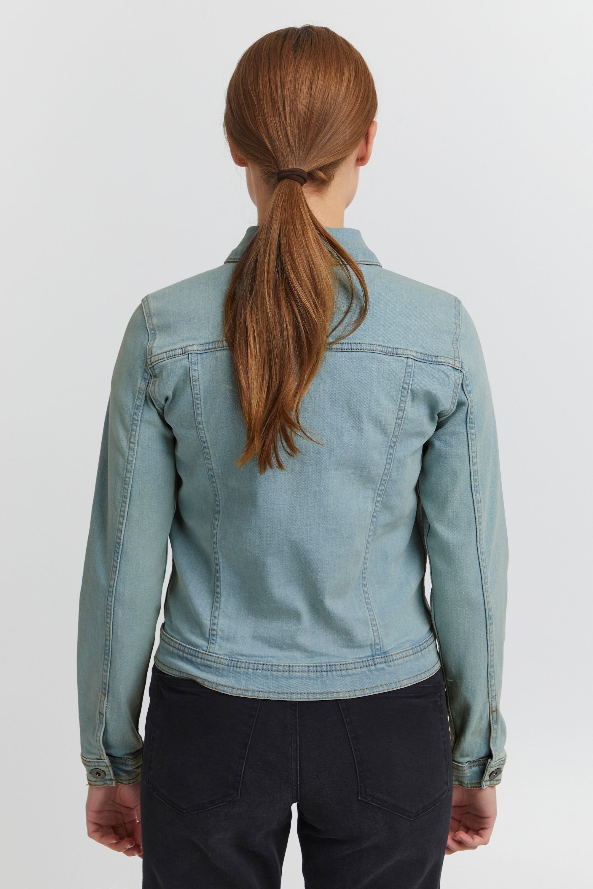 OXMO Jeansjacke »Jeansjacke OXFria«, ohne Kapuze