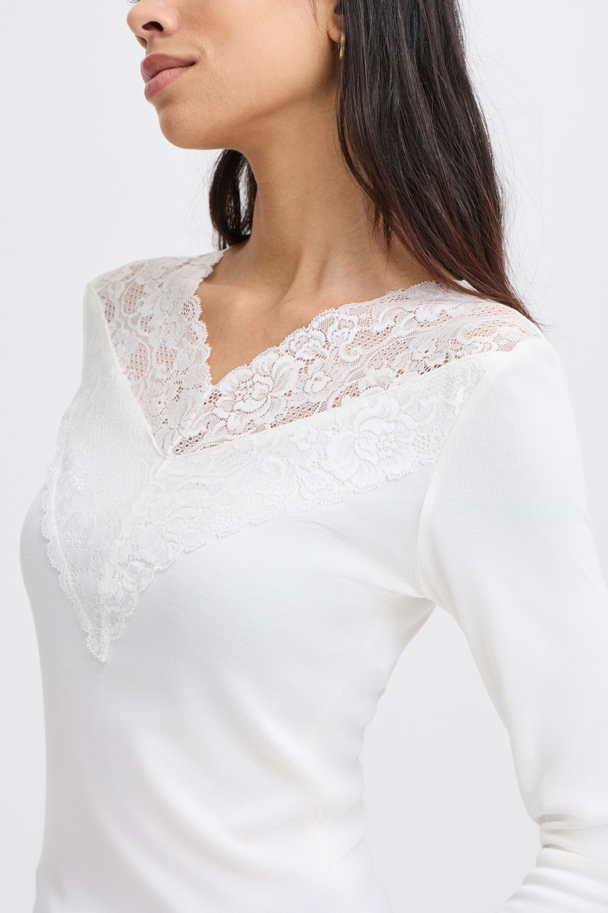 b.young Longsweatshirt »Longtop BYPIRENI LACE TOP -«