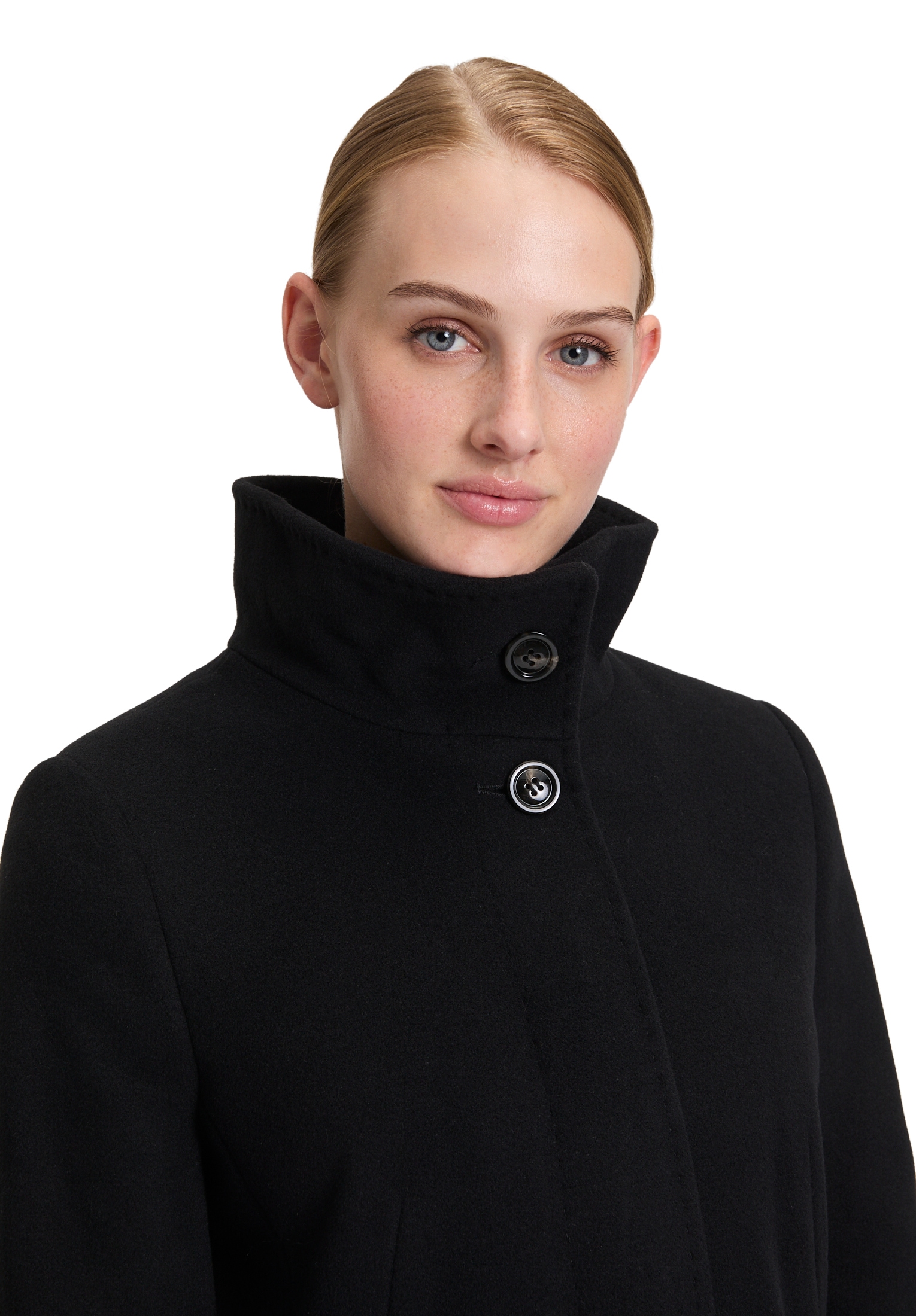 Gil Bret Wolljacke »Wollmantel mit Stehkragen«