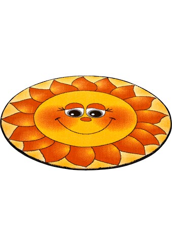 HANSE Home Teppich »Happy Sun«, rund, 9 mm Höhe, Weicher Flor, Farbenfrohes Design,... kaufen
