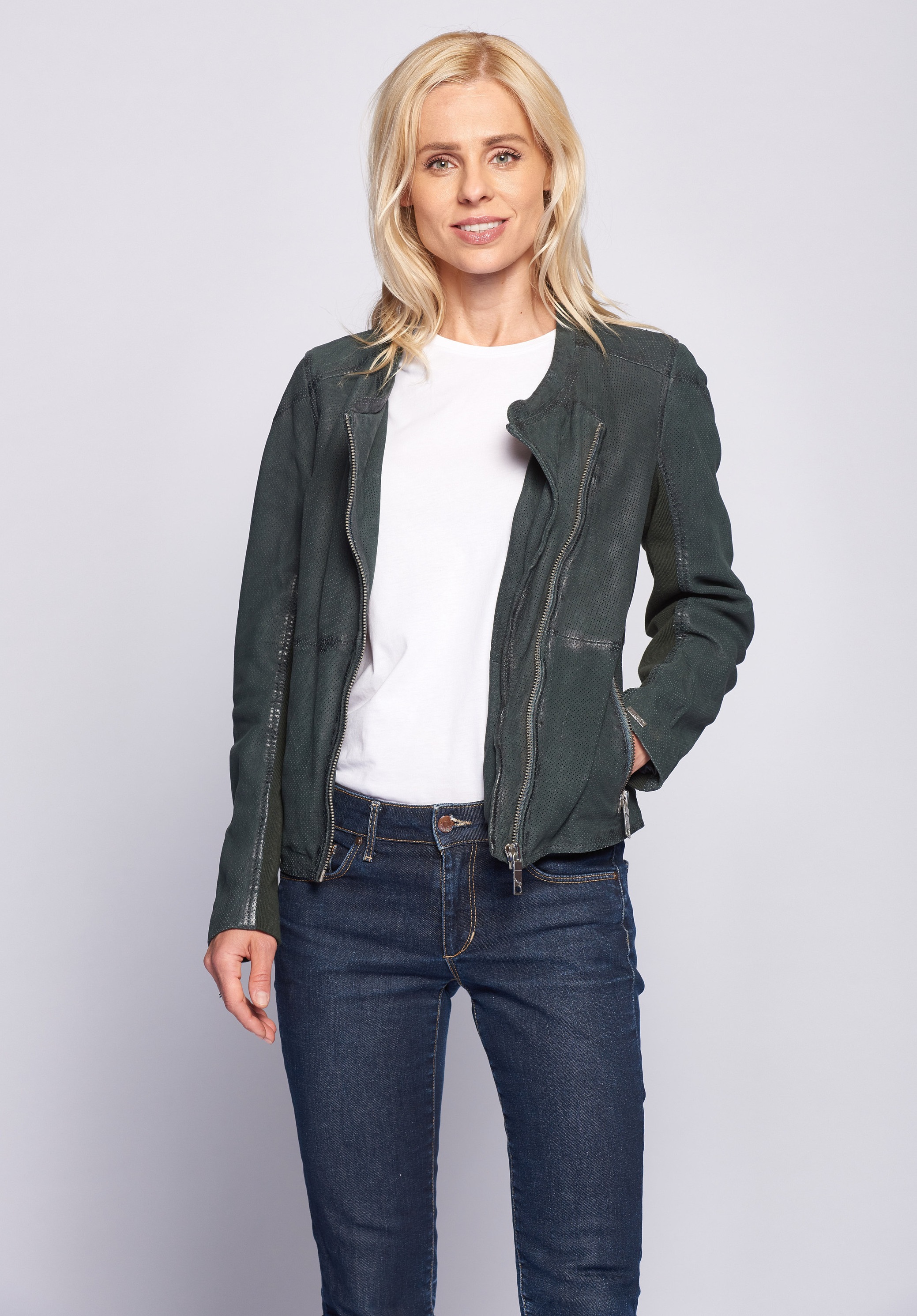 Maze Lederjacke »Lederjacke Linden«
