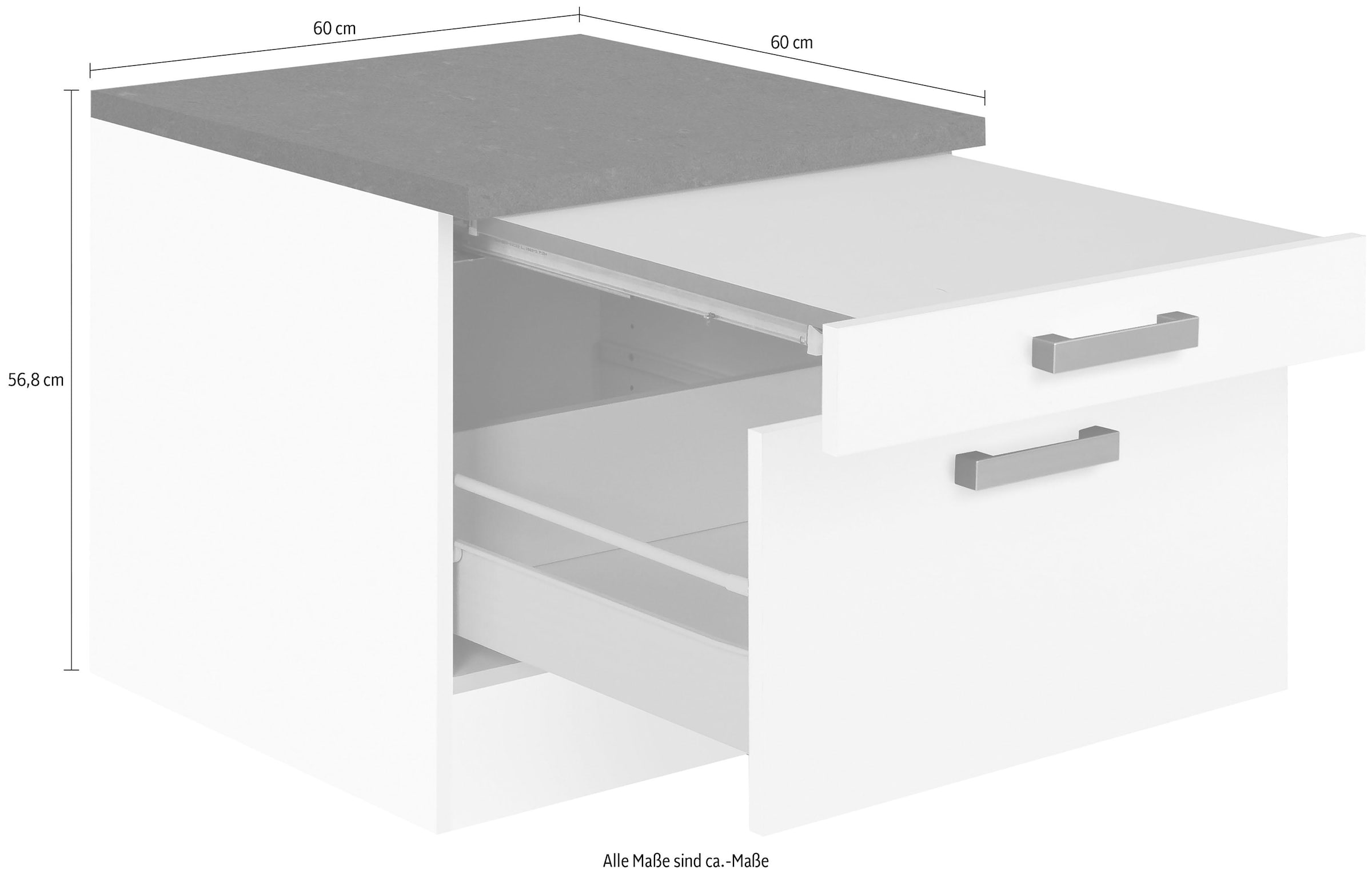 OPTIFIT Unterschrank »Elm«, für Waschmaschine oder Trockner, Breite 60 cm  auf Raten kaufen