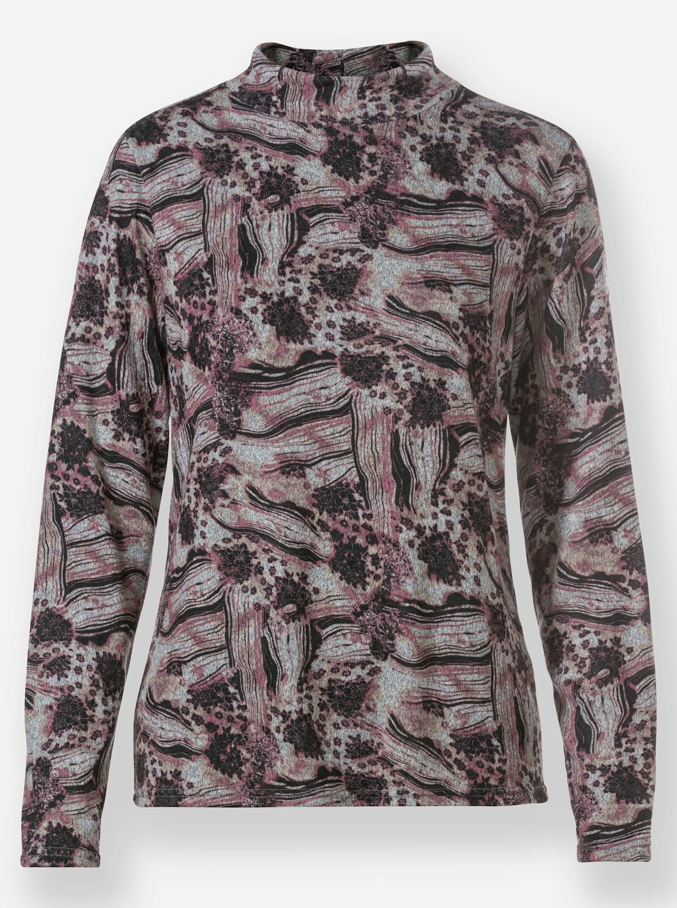 Classic Stehkragenshirt »Winter-Shirt«, (1 tlg.)