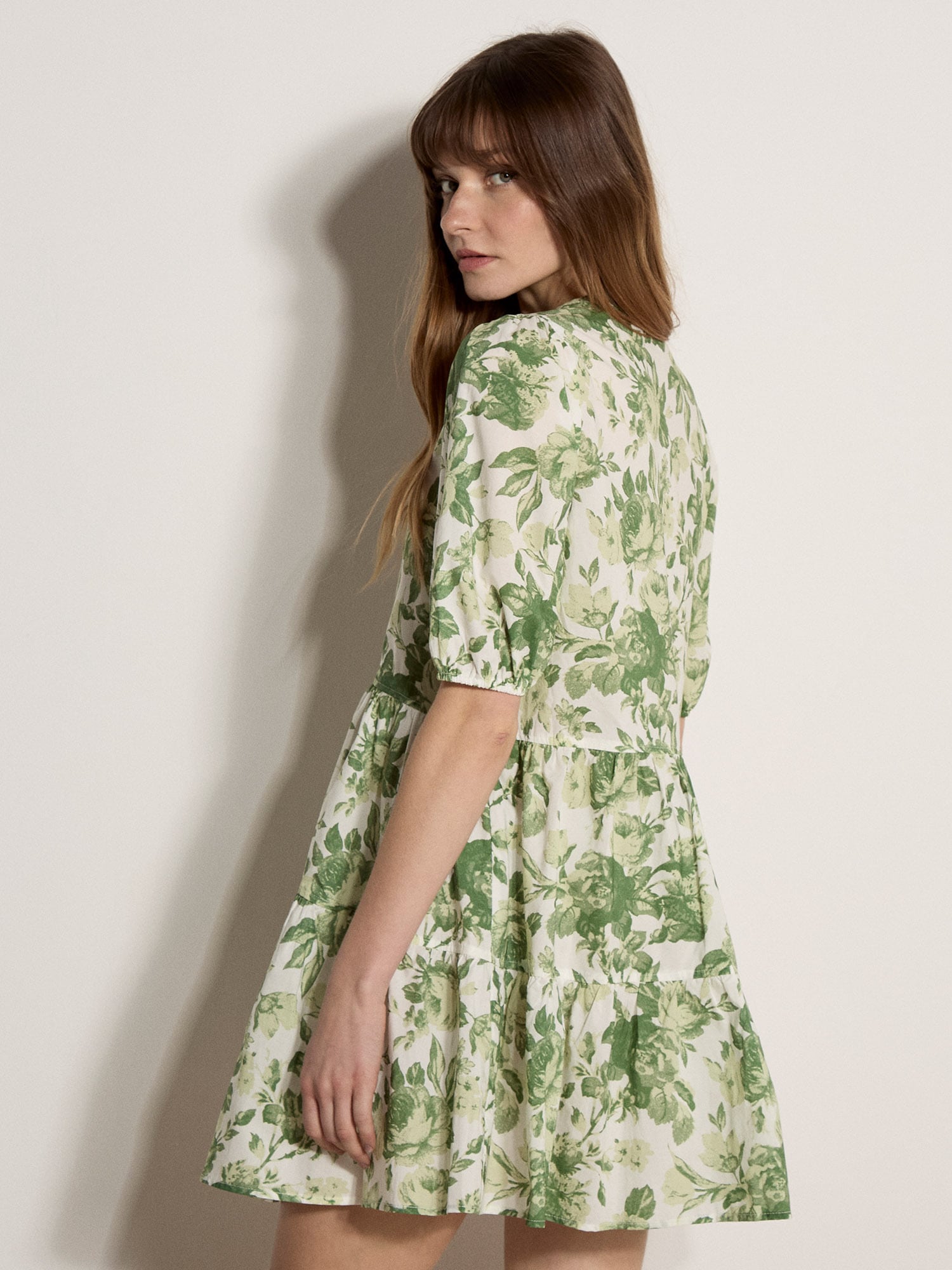 Apricot Druckkleid »Minikleid aus Baumwolle« Druck