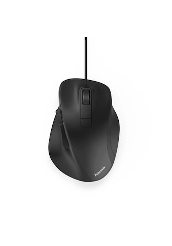 Hama Maus »Leise ergonomische Maus, Computermaus mit Kabel MC-500, 6  Tasten« ➥ 3 Jahre XXL Garantie | UNIVERSAL