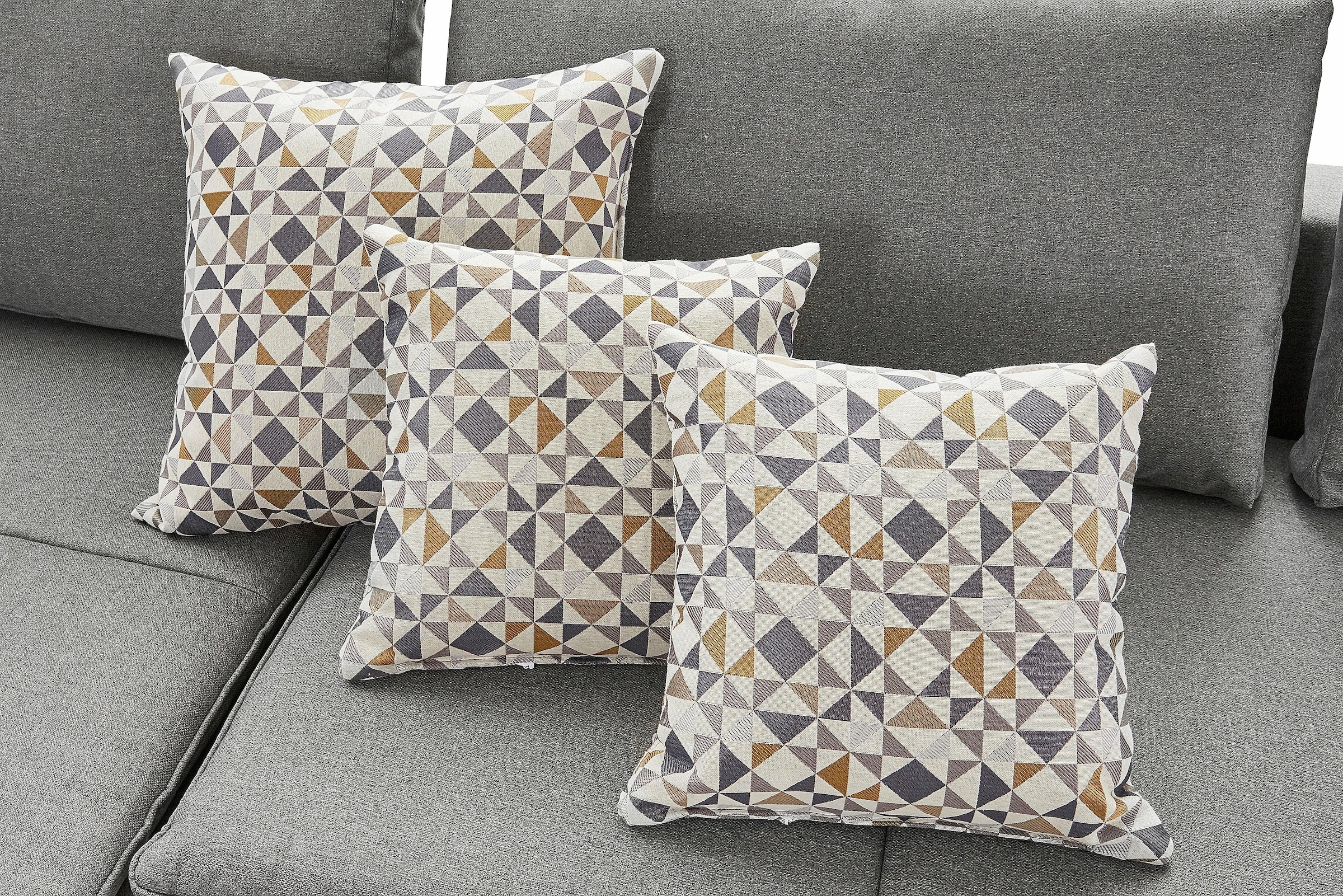 INOSIGN Ecksofa »Night & Day L-Form, B: 324 cm«, mit Bettfunktion, Bettkasten & 3 Zierkissen, Boxspringbett 180x200 cm