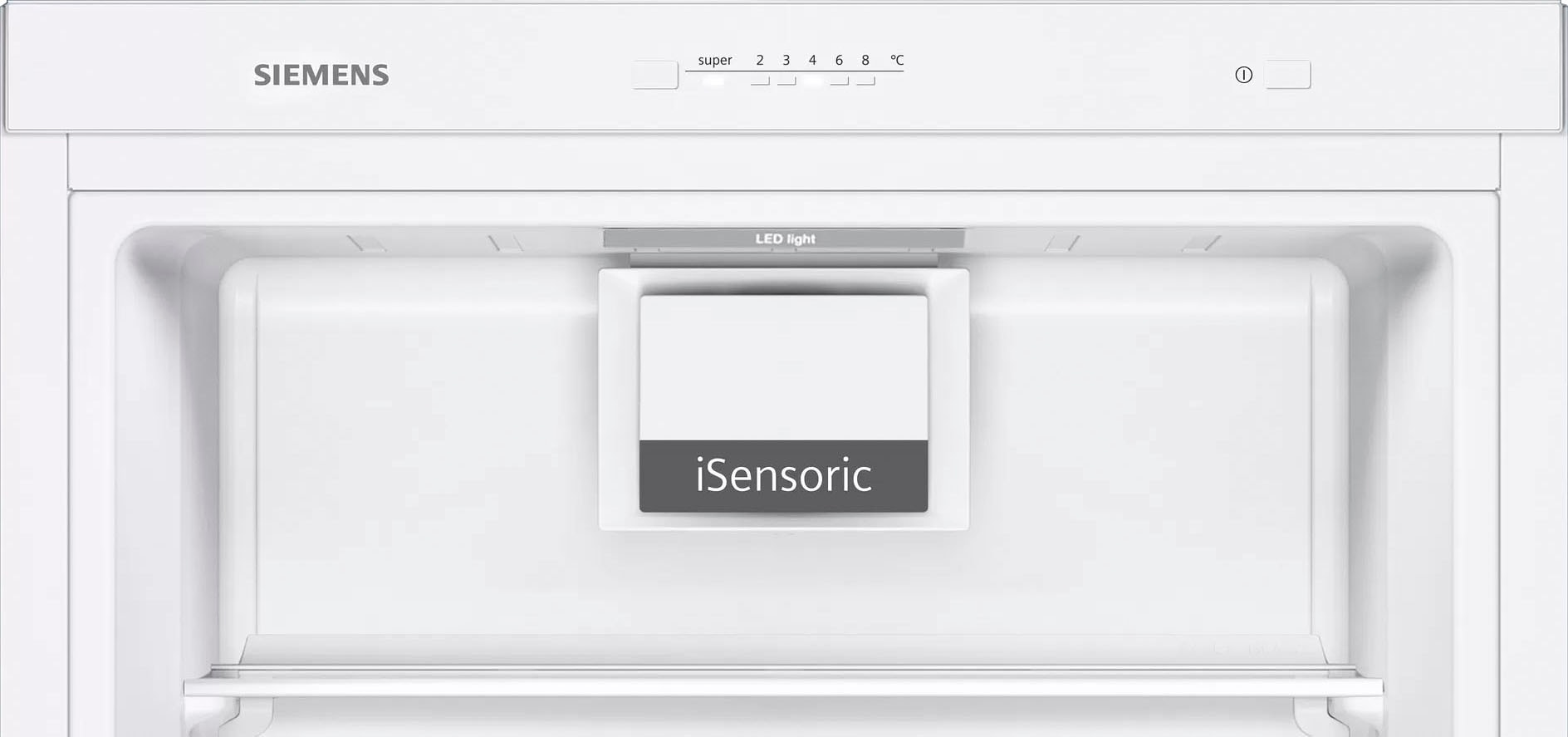 SIEMENS Kühlschrank iQ300 »KS36VVWEP« 186 cm hoch 60 cm breit hyperFresh Schublade, Flaschenregal, superKühlen, LED-Licht