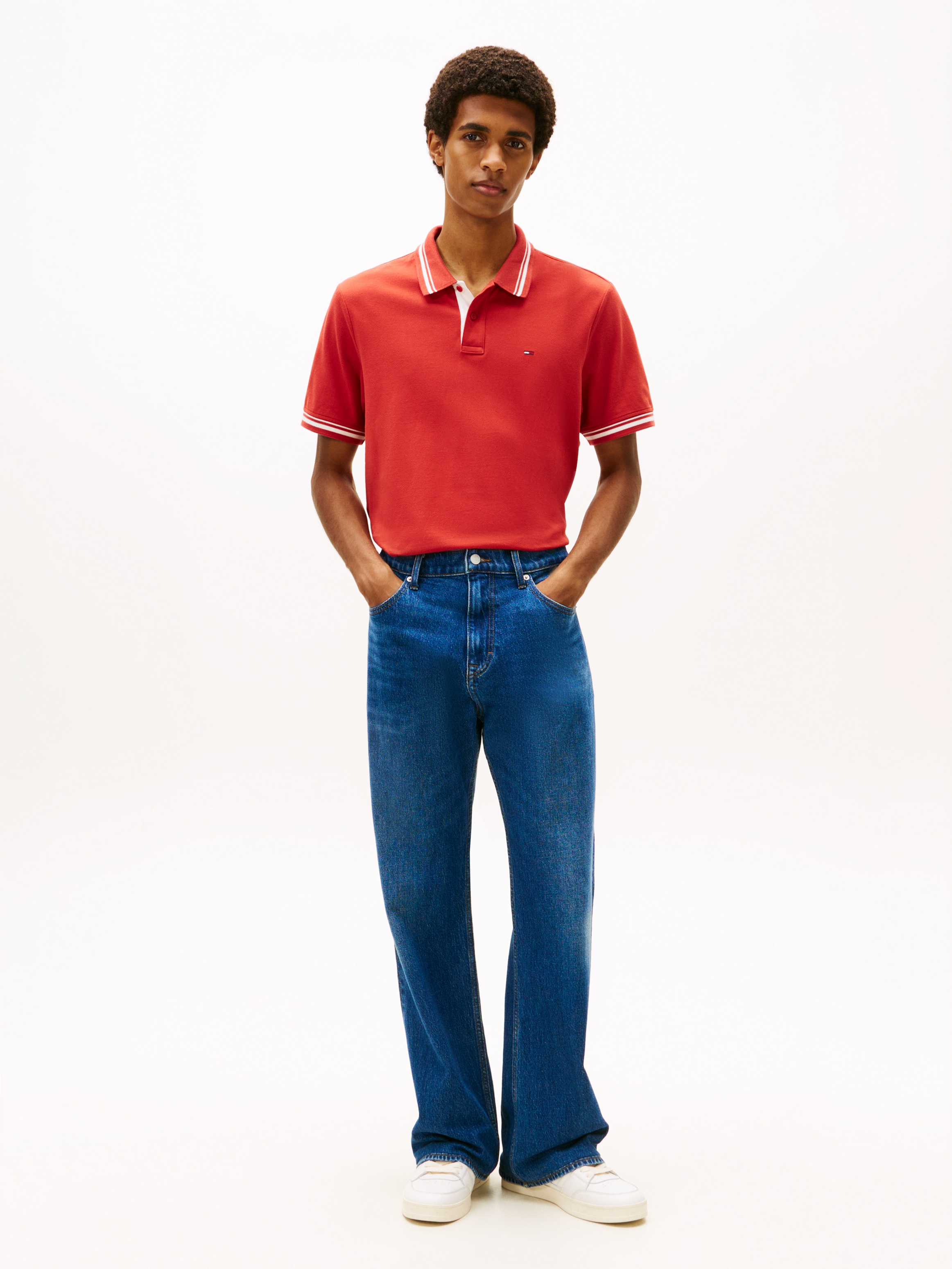 Tommy Jeans Poloshirt »TJM REG TIPPED POLO EXT« Mit Rundhalsausschnitt