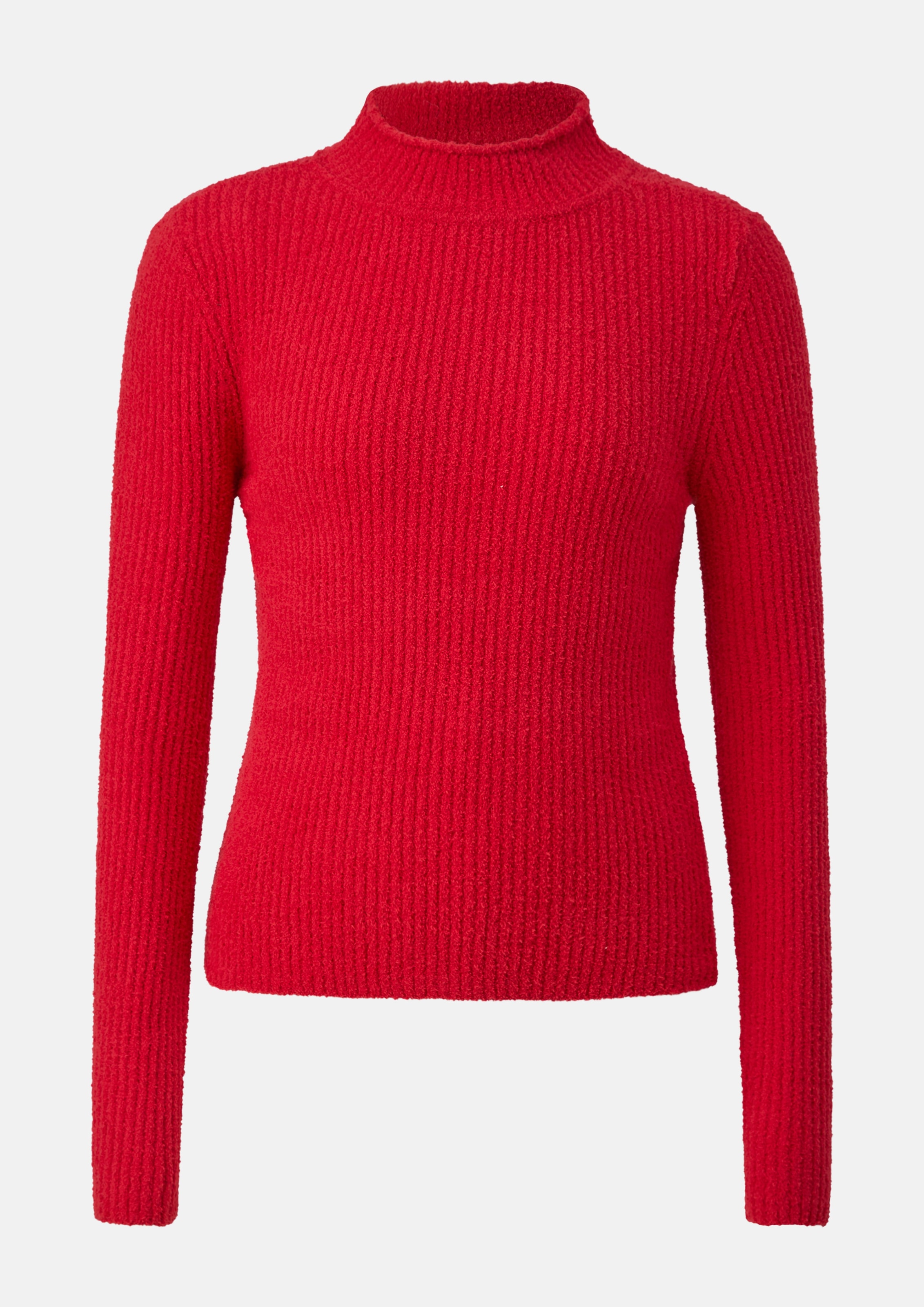 s.Oliver Junior Strickpullover Chenille-Pullover mit Stehkragen / Für Girls