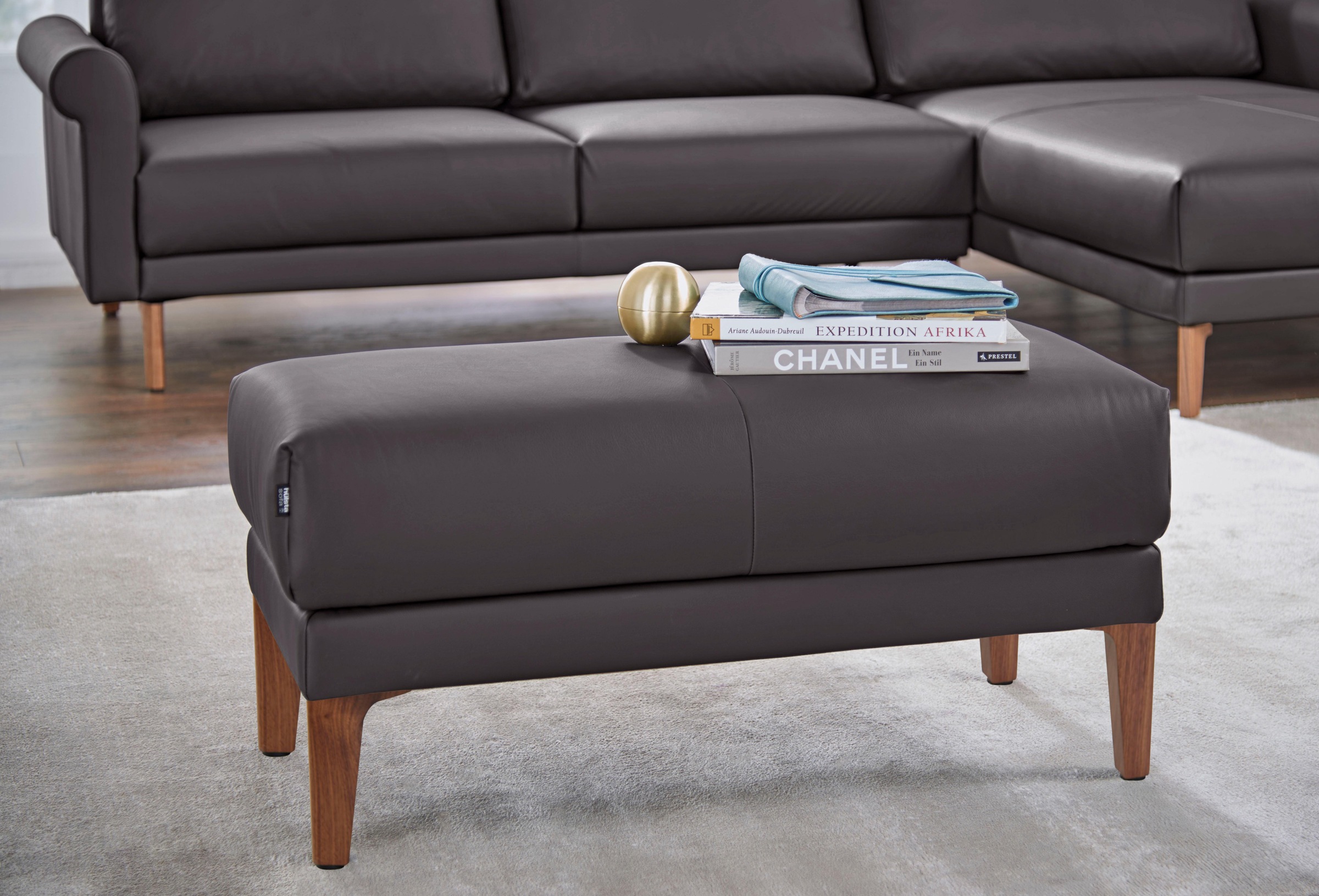 hülsta sofa Hockerbank »hs.450«, Füße aus Massivholz auf Raten kaufen