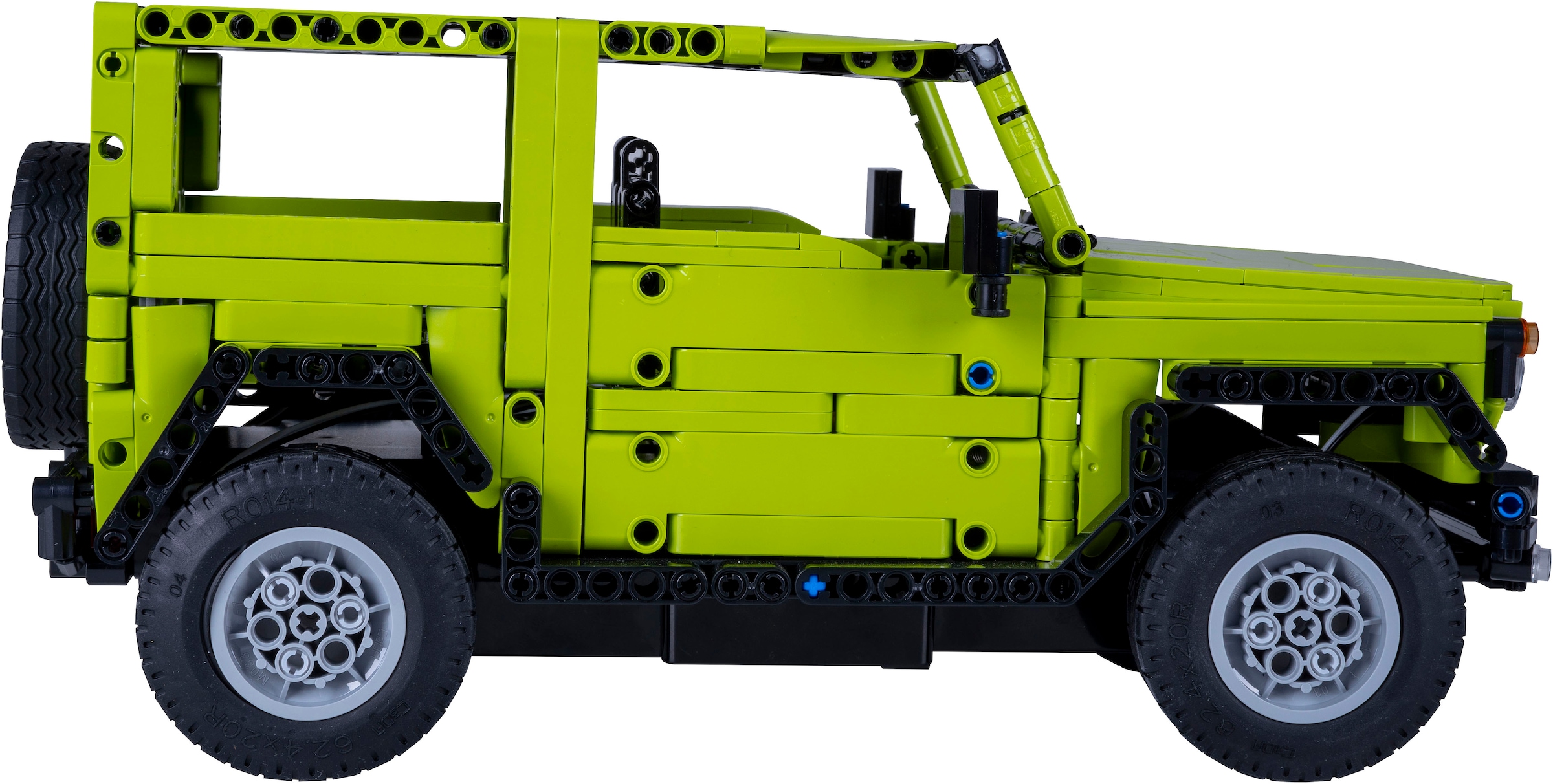 Jamara RC-Auto »CaDA, Suzuki Jimny 1:12 grün 2,4GHz Bricks«, (579 tlg.), mit LED Licht