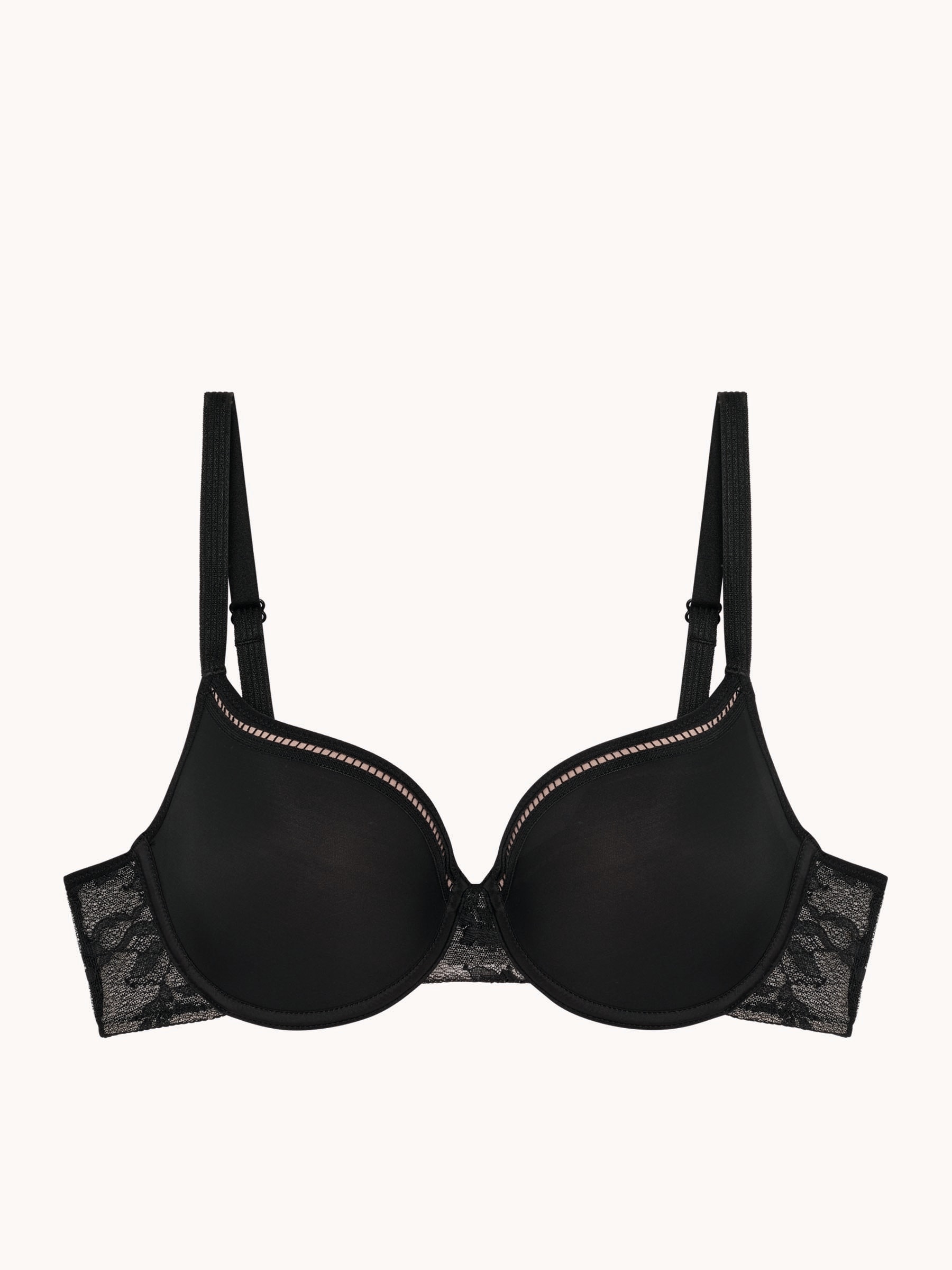 PASSIONATA T-Shirt-BH »OLIVIA«, florale, zarte Netzspitze, dünne Cups, mit Bügel