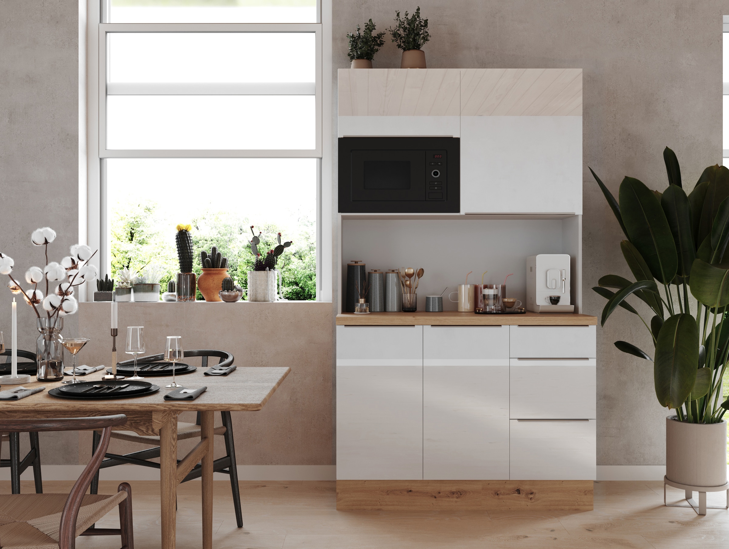 RESPEKTA Buffet »Safado aus der Serie Marleen« Breite 120 cm, mit Soft-Close, in exklusiver Konfiguration für OTTO