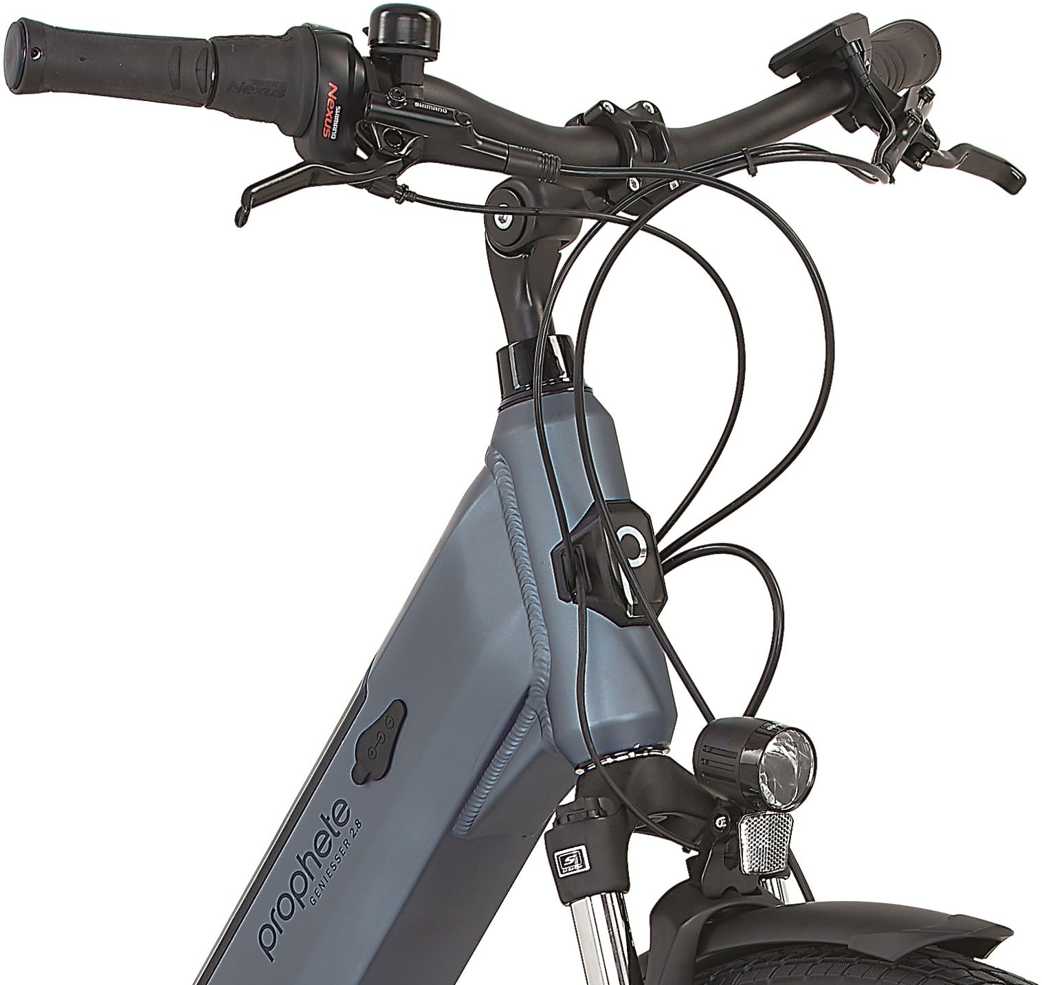 Prophete E-Bike »Prophete E-Bike Geniesser 2.8«, 7 Gang, Shimano, Nexus, Frontmotor 250 W, Pedelec, Elektrofahrrad für Damen, Cityrad