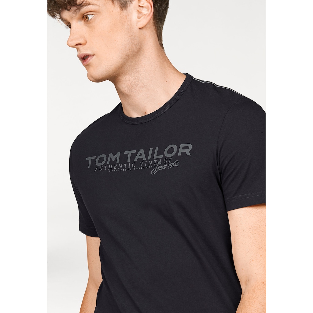 TOM TAILOR T-Shirt, mit Logoprint