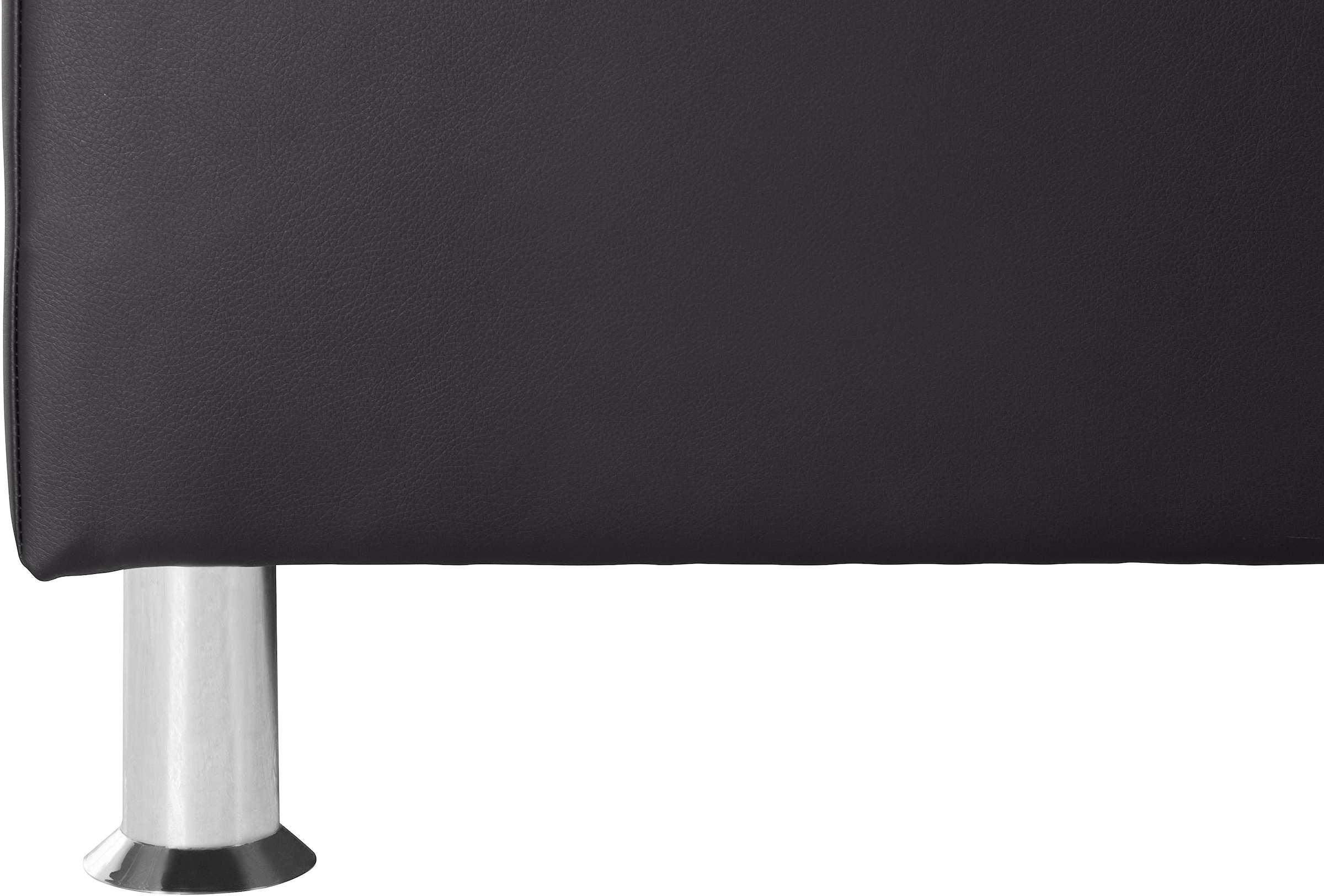 COLLECTION AB Boxspringbett »London, inklusive Topper und Kissen, mit LED-Beleuchtung«, Boxspringbett erhältlich in 90cmx200cm, 140cmx200cm & 180cmx200cm