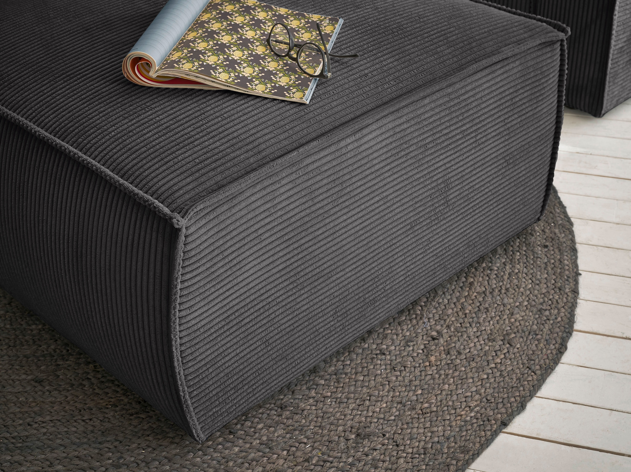 Home affaire Hocker »SHERWOOD« Hocker quadratisch, ideale Ergänzung zum Loveseat SHERWOOD