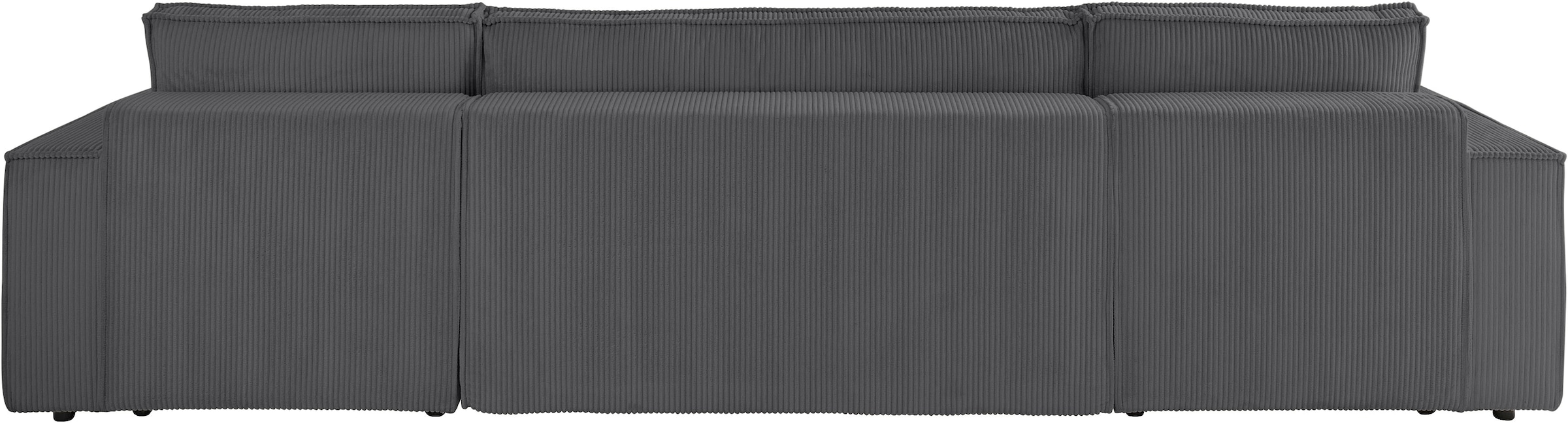 OTTO home Wohnlandschaft »CASSI L-Form, 311cm - OTTO. Verlässliche Qualität.« Schlaffunktion (133/200), Boxspring, Bettkasten, Cord, Unser Tiefpreis