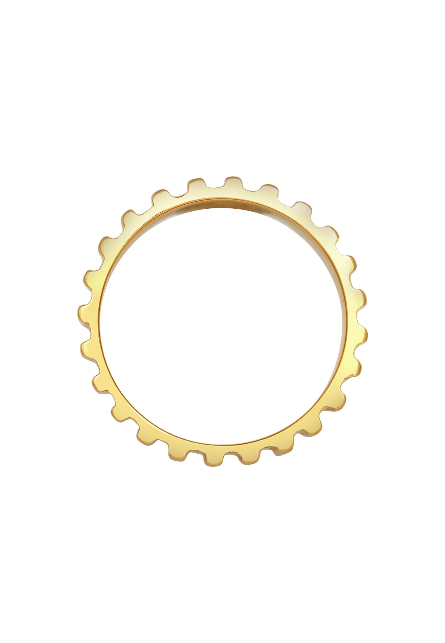 Elli Premium Silberring »Ring Bandring Relief Rillen Trend Breit 925 Silber«