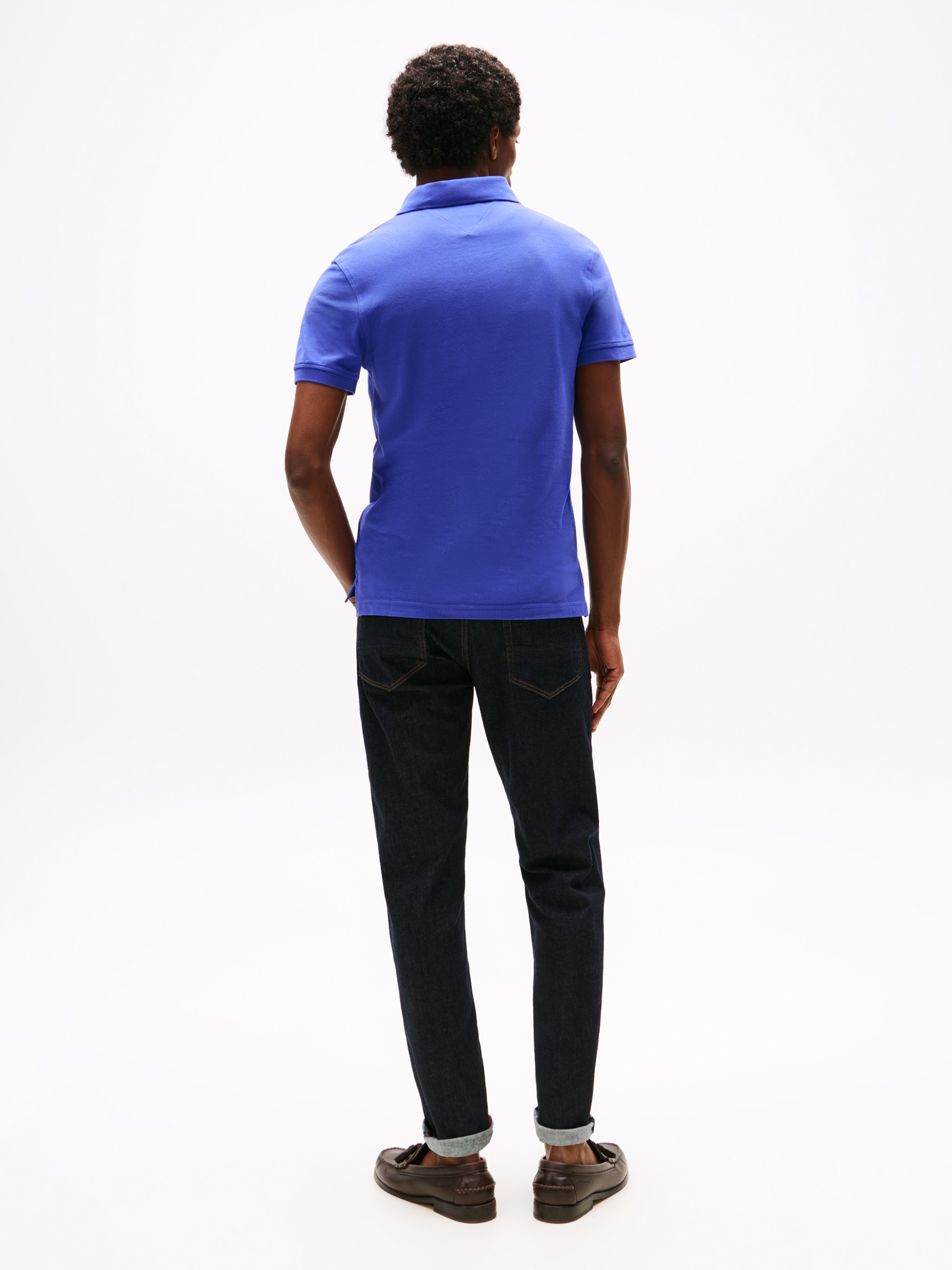 Tommy Hilfiger Poloshirt »1985 SLIM POLO«, Markenstickerei, aus Baumwoll-Piqué