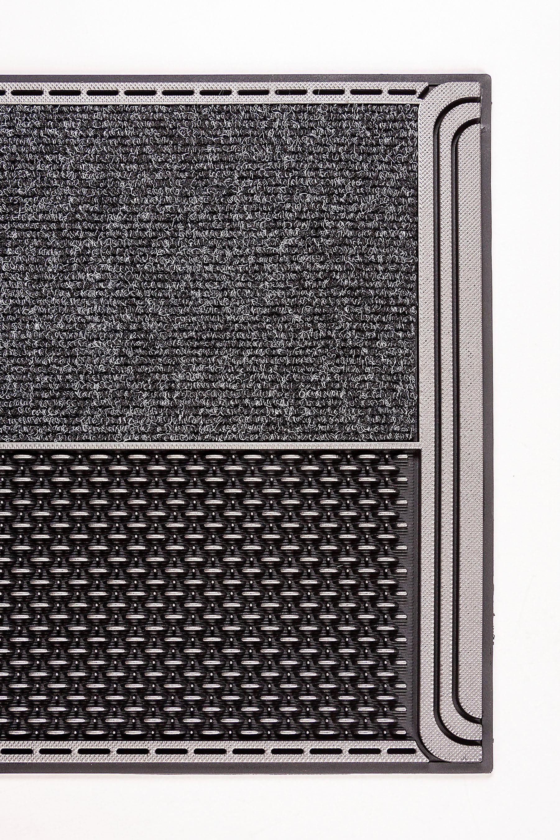 Home2Fashion Fußmatte »DC Clean Horizon«, rechteckig, 8 mm Höhe, Schmutzfangmatte, robust & strapazierfähig, In- und Outdoor geeignet