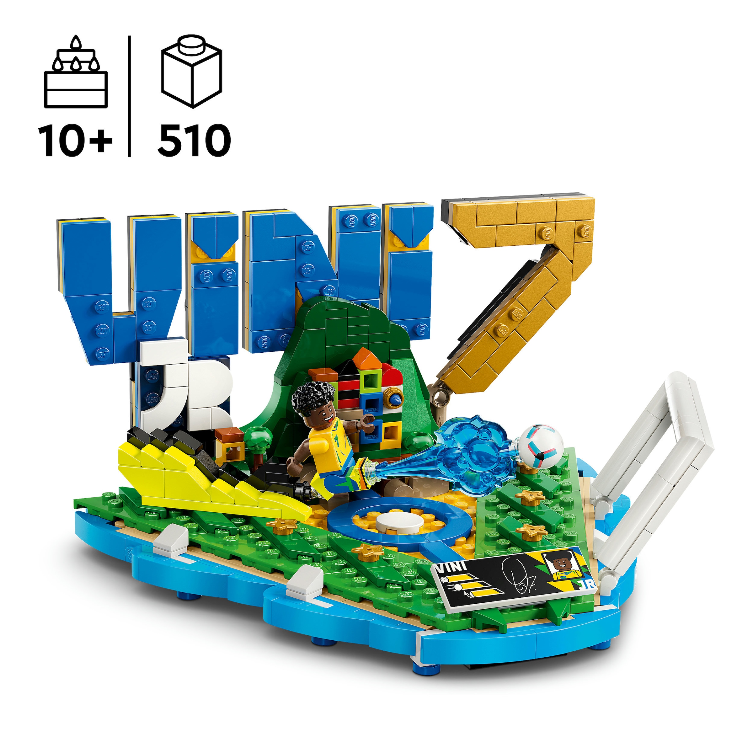 LEGO® Konstruktionsspielsteine »Vini Jr. – Fußball-Highlights (43027), LEGO Editions Football«