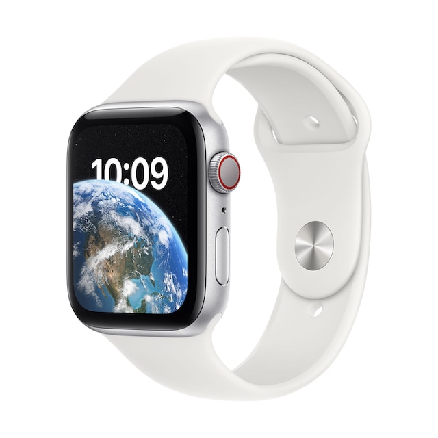 Apple Watch SE GPS + Cellular, 44 mm Aluminiumgehäuse Mitternacht,  Sportarmband Mitternacht ➥ 3 Jahre XXL Garantie | UNIVERSAL