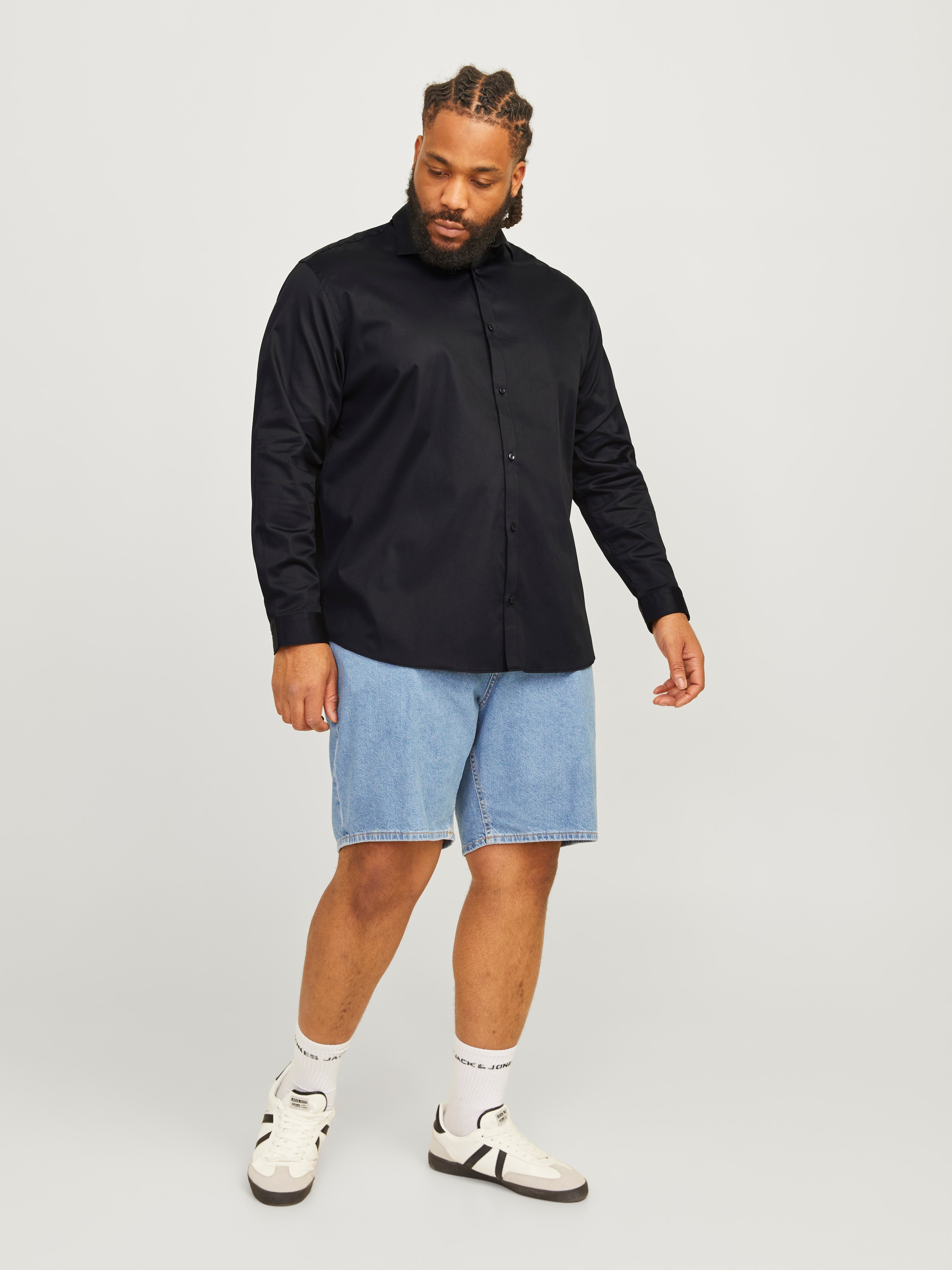 Jack & Jones PlusSize Langarmhemd »JJPRPARMA SHIRT L/S NOOS PLS«