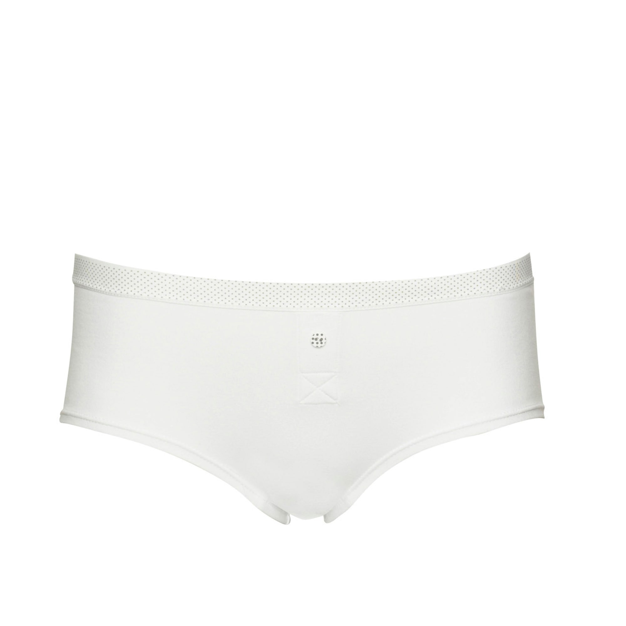 Boobs & Bloomers Boxershorts »Anny« 2er Pack,  Knopf als Deko, eng, elastisch, bequem, weich, mit Bund, Baumwollmix