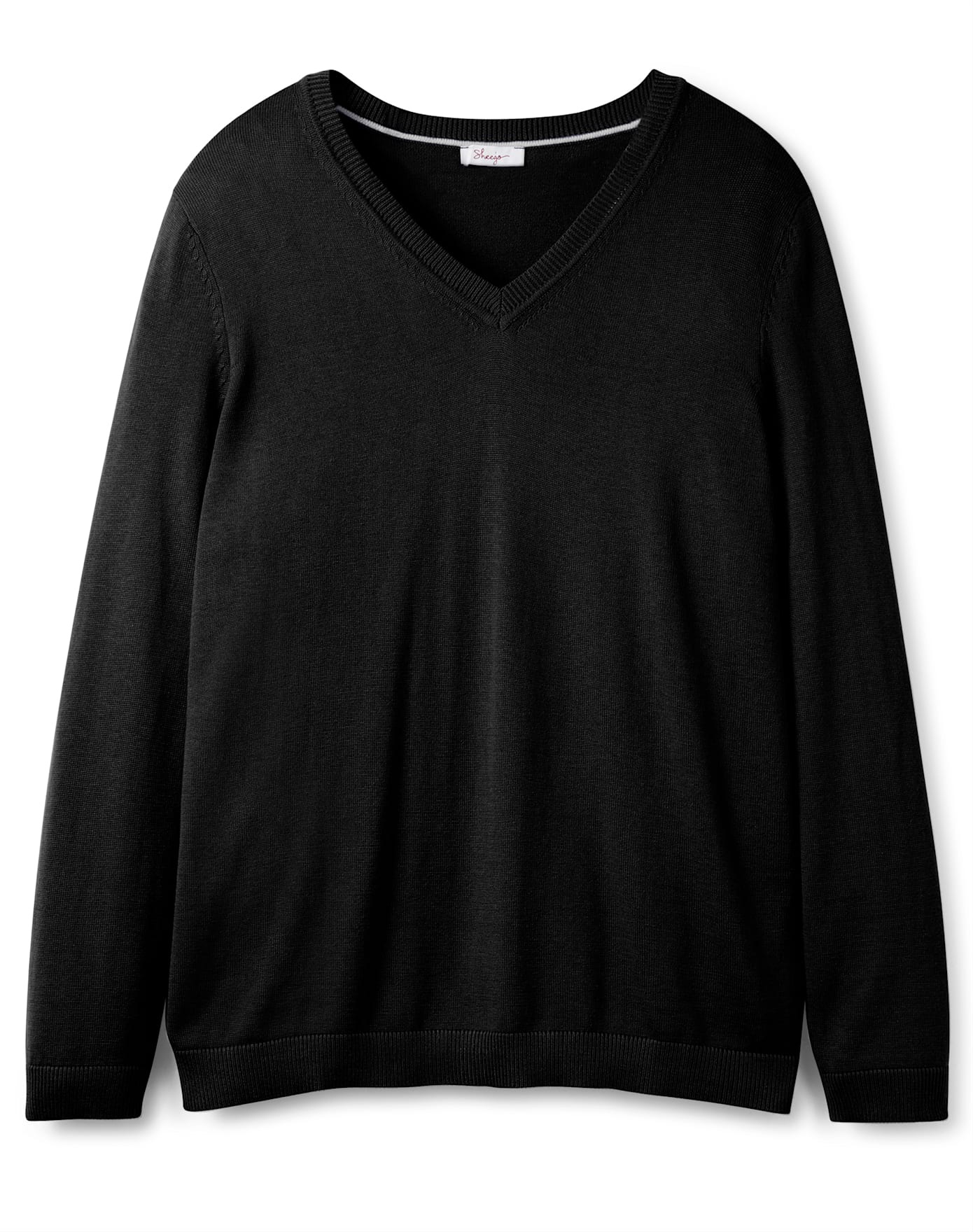 Sheego Strickpullover »V-Ausschnitt-Pullover«