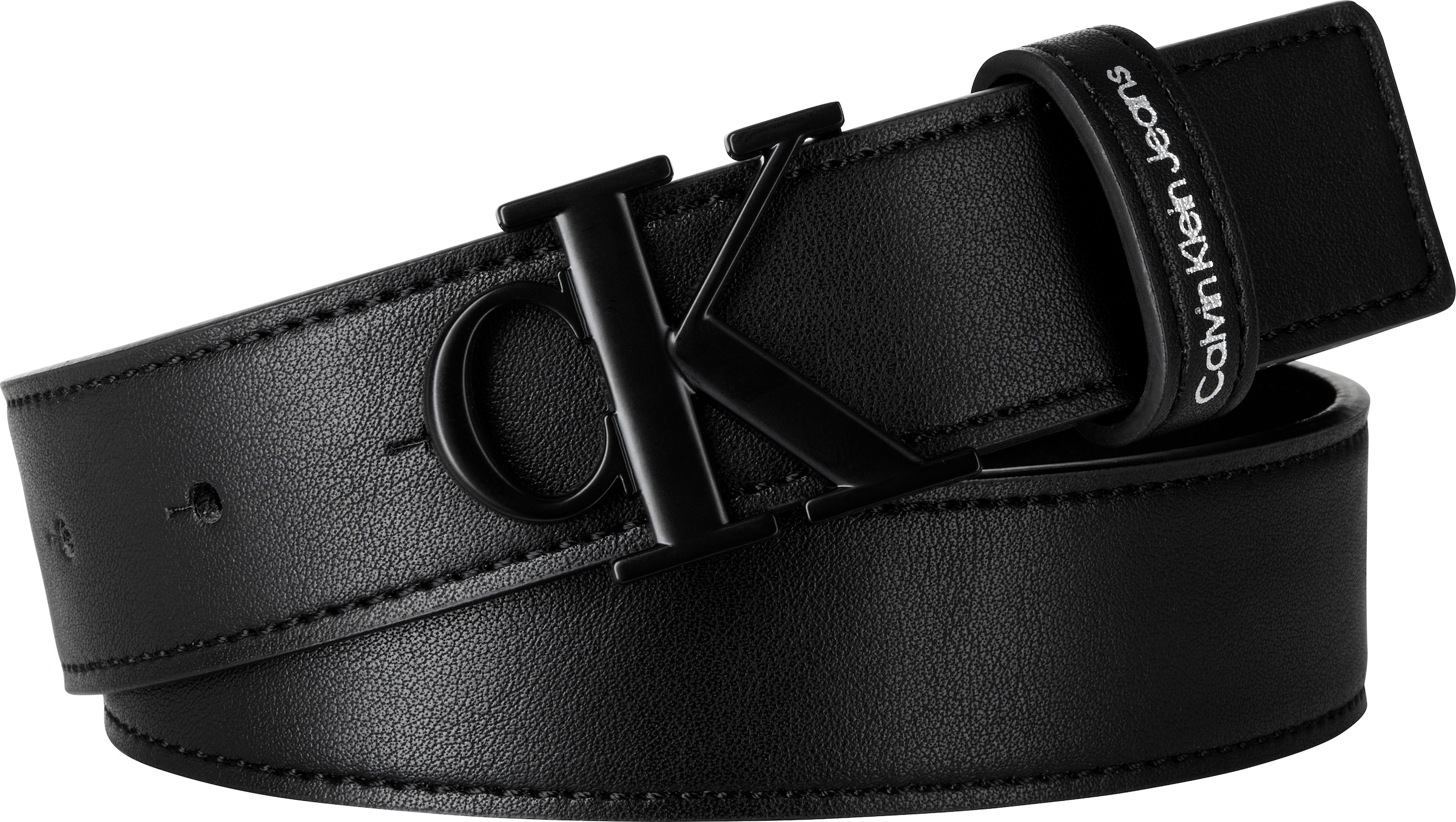 Calvin Klein Jeans Synthetikgürtel »CK BUCKLE BELT«, mit Logodruck