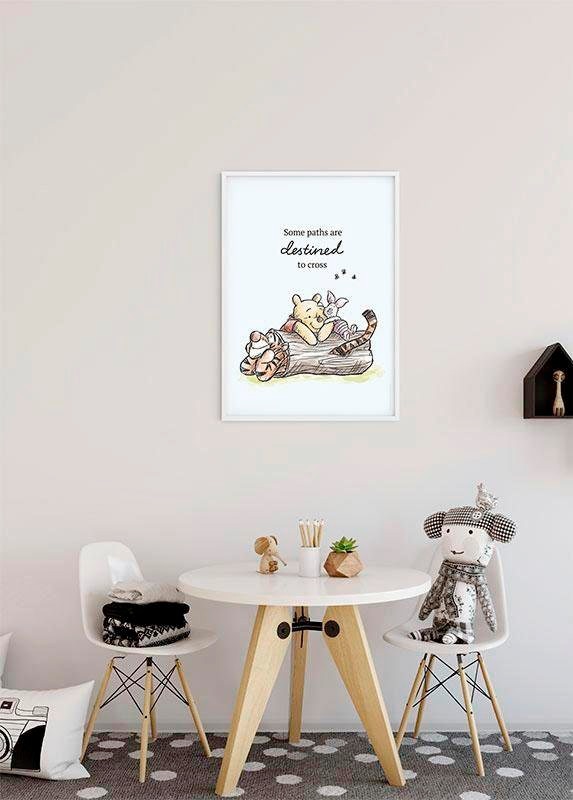 Komar Bild »Winnie the Pooh Path« Disney 1 Stk. tlg. Wandbild zur Dekoration im Kinderzimmer - ohne Rahmen