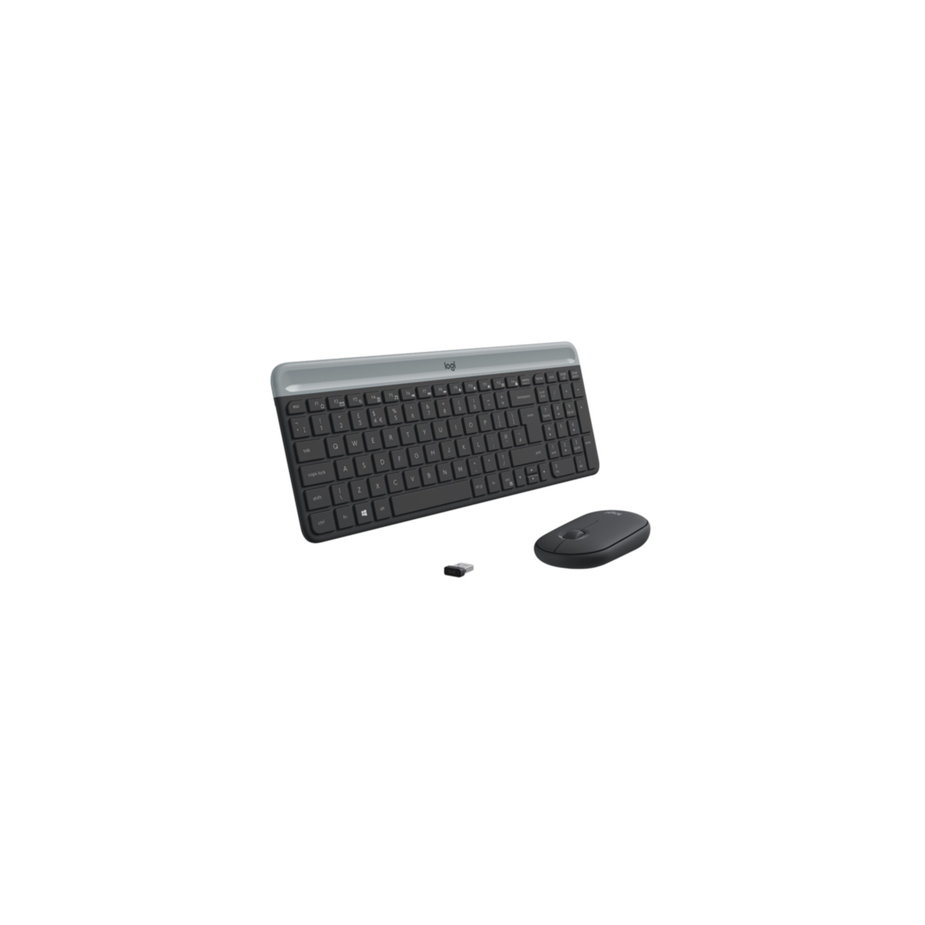Logitech Tastatur »920-009204«, (Angenehmes Tippen-Antirutsch-Füße-Fn-Tasten-Lautstärkeregler-Multimedia-Tasten-Windows-Sperrtaste-Ziffernblock)